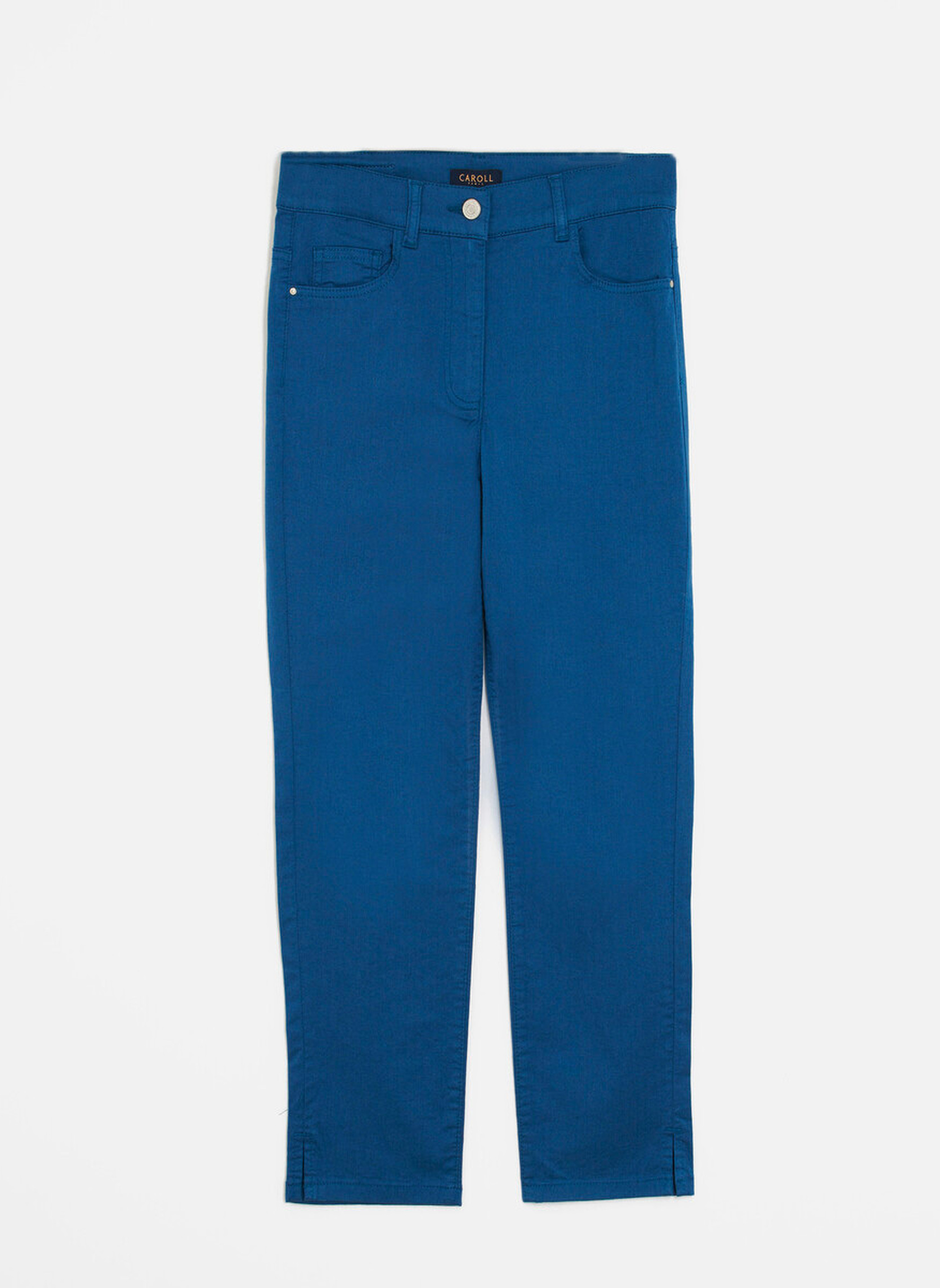 Pantalons droit PK012-MASONB femme bleu Caroll Pantalons droit PK012-MASONB femme bleu Bleu