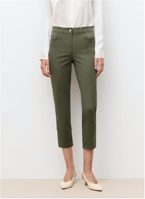 Caroll Pantalons droit PK012-MASONB femme vert