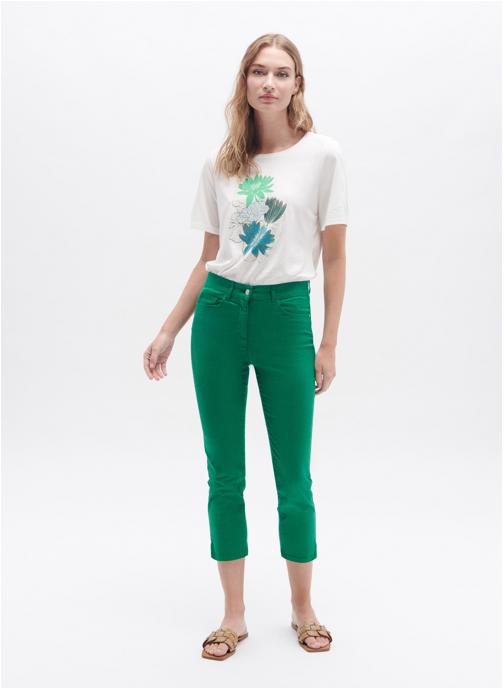 Pantalon Chino Femme Caroll Taille 38 - Couleur Grise, Bon état, Fabriqué En France