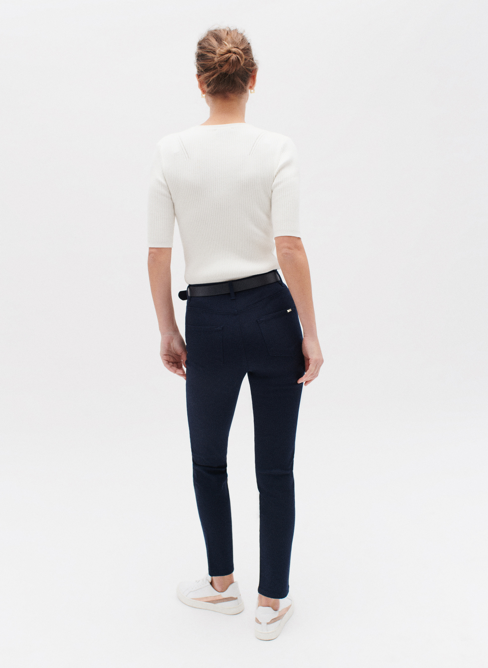 Pantalons droit PK002-TONYB femme bleu Caroll Pantalons droit PK002-TONYB femme bleu Bleu marine