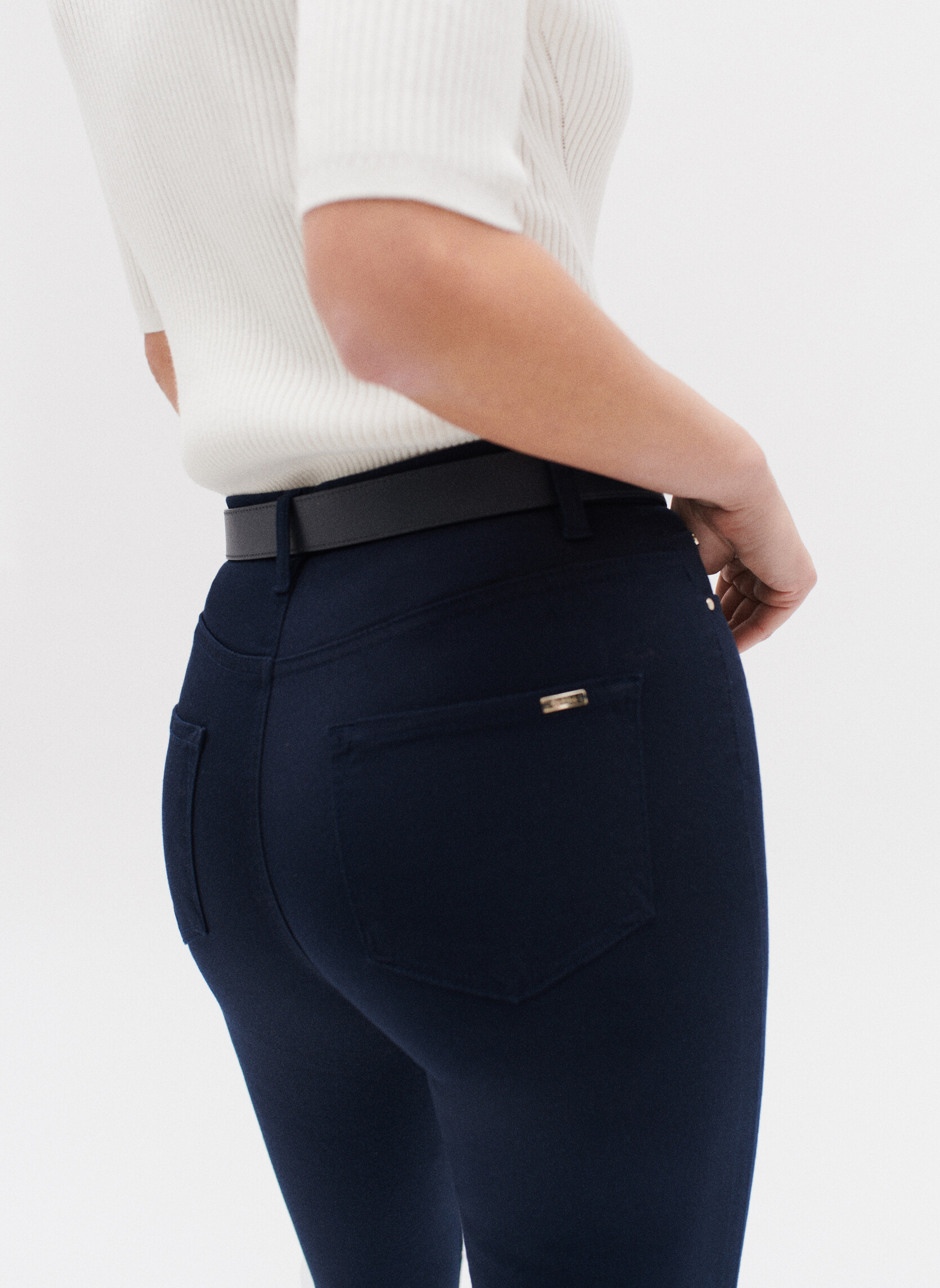 Pantalons droit PK002-TONYB femme bleu Caroll Pantalons droit PK002-TONYB femme bleu Bleu marine