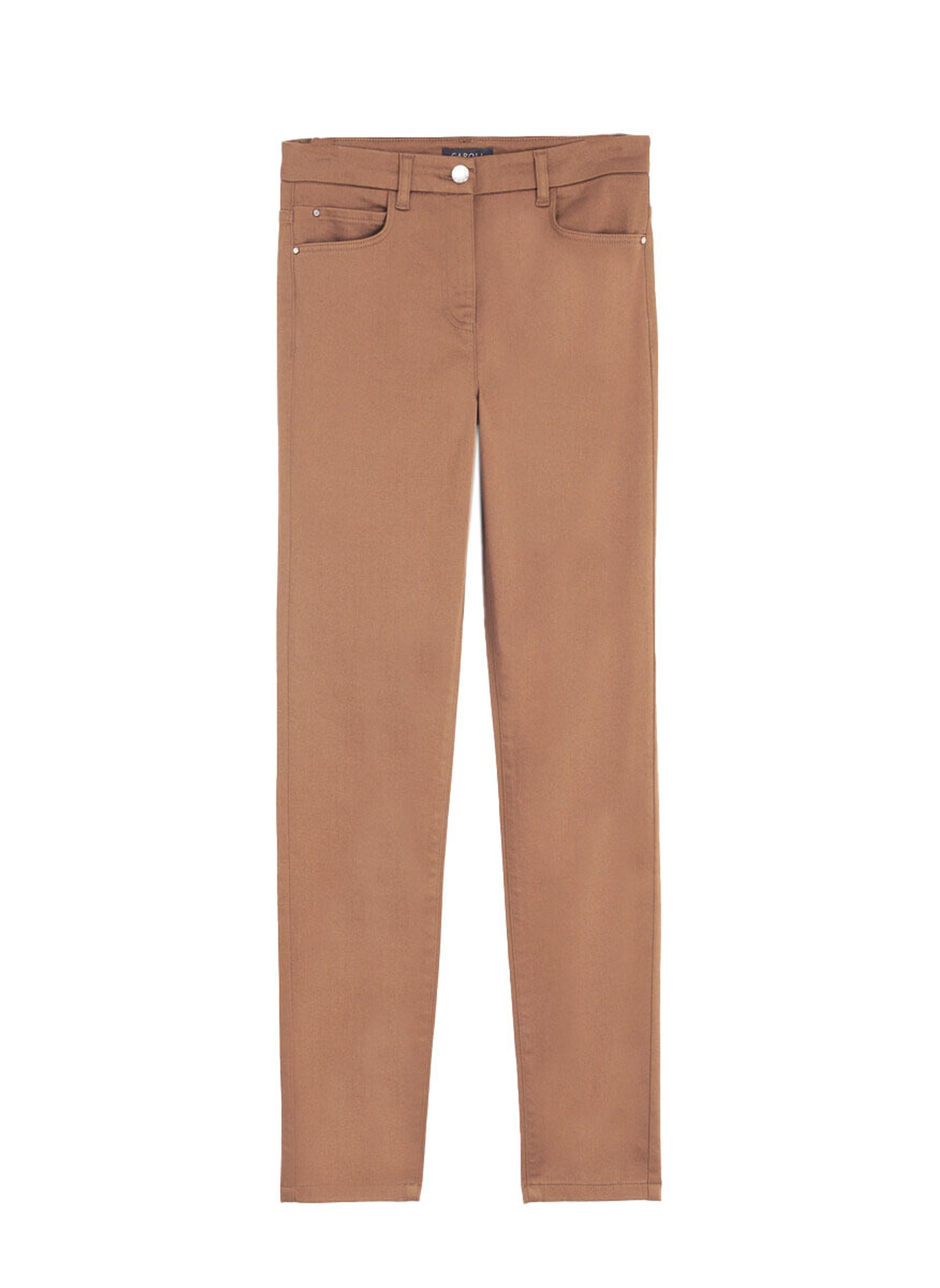 Pantalons droit PK002-TONYB femme marron Caroll Pantalons droit PK002-TONYB femme marron Marron
