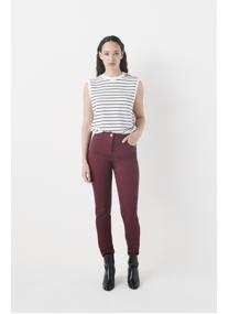 Pantalons droit PK002-TONYB femme marron