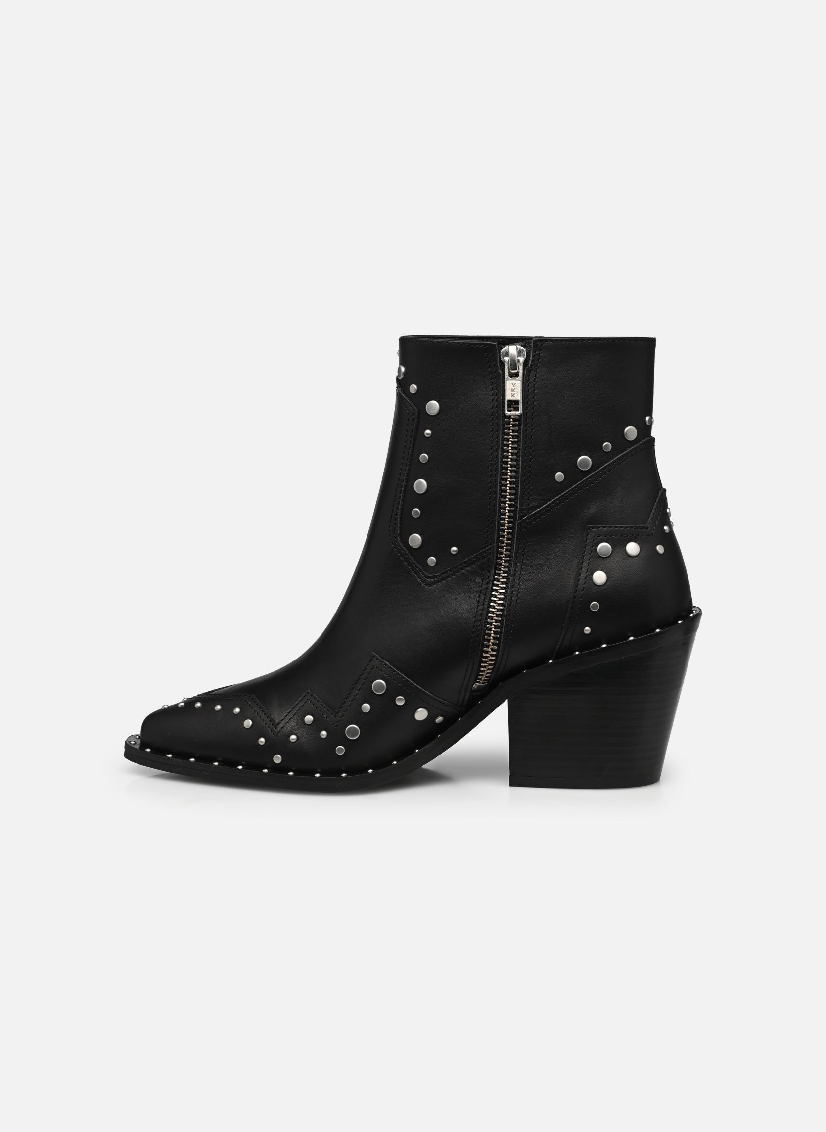 Niedrige Ankle Boots AFCH26051K damen schwarz The Kooples Niedrige Ankle Boots AFCH26051K damen schwarz Black