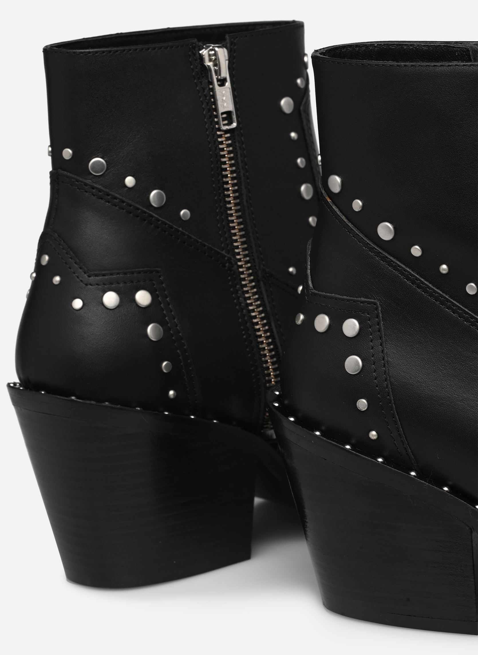 Niedrige Ankle Boots AFCH26051K damen schwarz The Kooples Niedrige Ankle Boots AFCH26051K damen schwarz Black