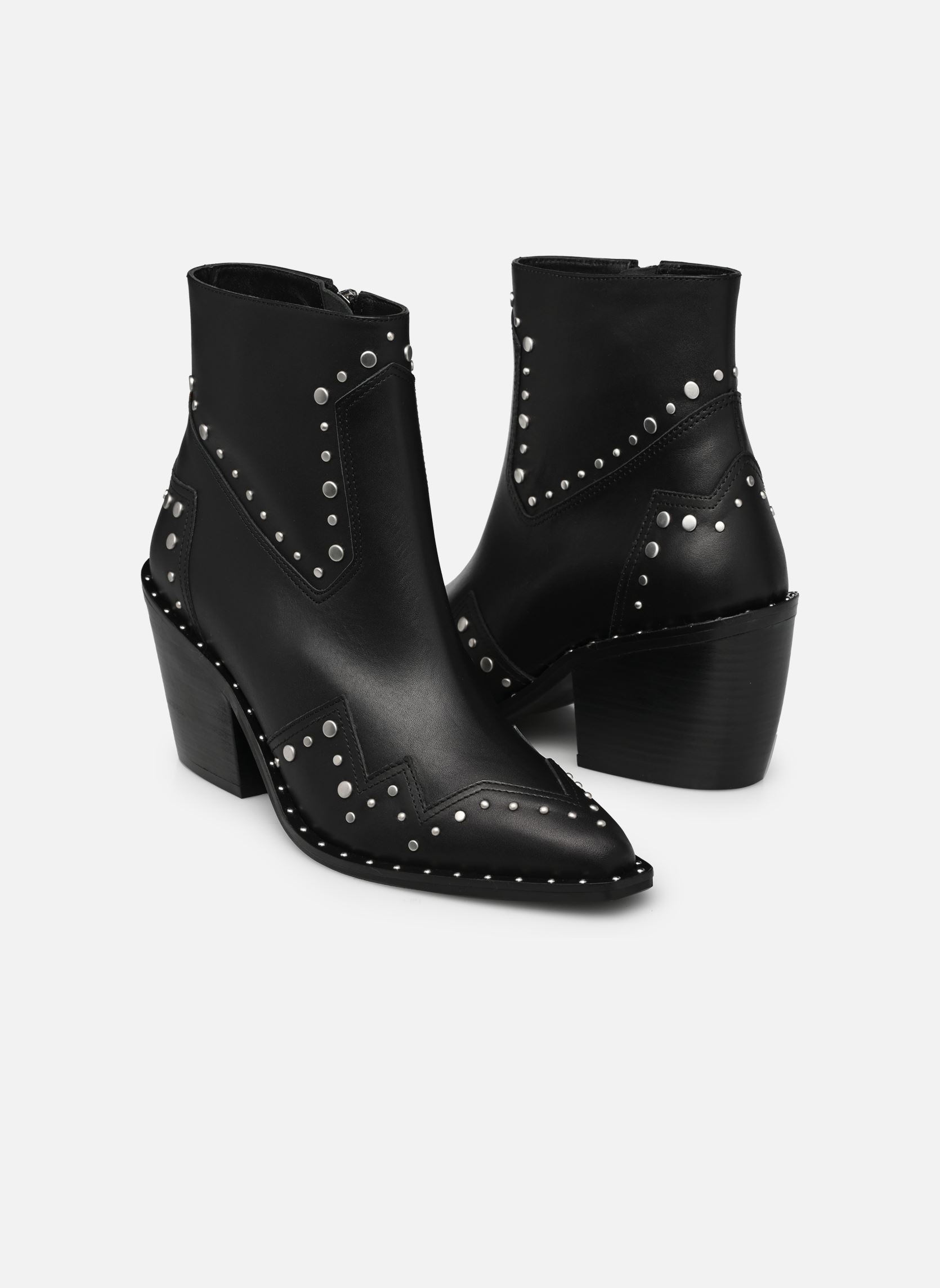 Niedrige Ankle Boots AFCH26051K damen schwarz The Kooples Niedrige Ankle Boots AFCH26051K damen schwarz Black