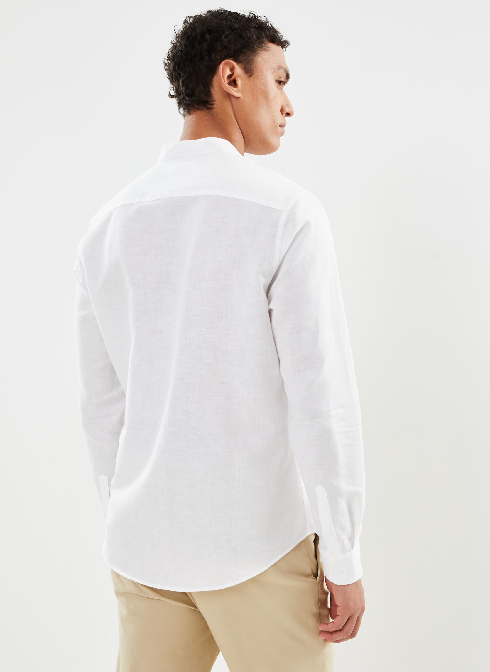 Hemden BLIN lin herren weiß Marvin&Co Hemden BLIN lin herren weiß BRIGHT WHITE