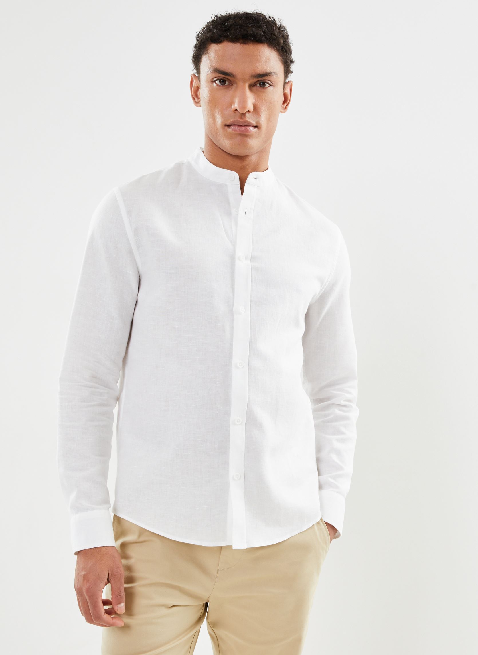 Hemden BLIN lin herren weiß Marvin&Co Hemden BLIN lin herren weiß BRIGHT WHITE