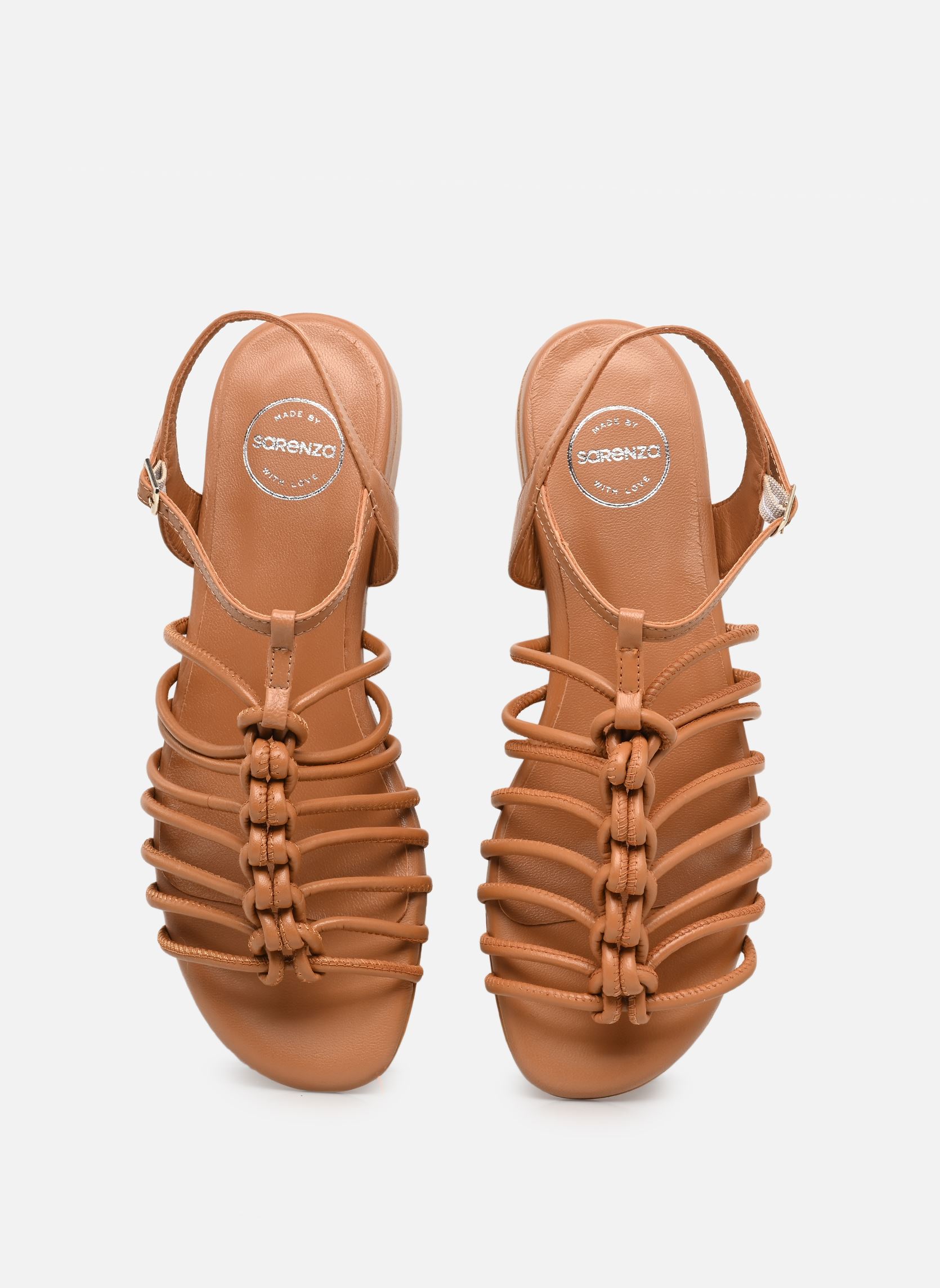 Platte sandalen Austine dames bruin Made By Sarenza Platte sandalen Austine dames bruin NEPAL CUERO