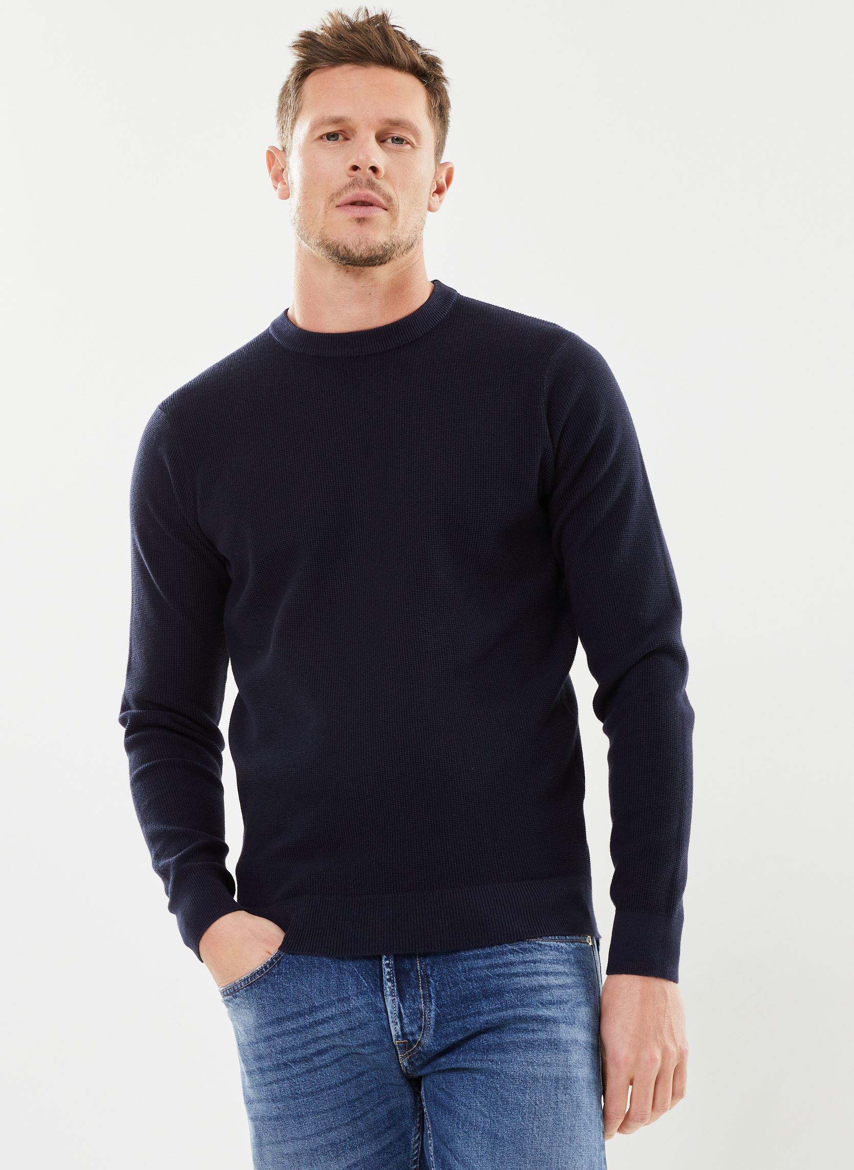 Pulls GHARRY homme bleu Marvin&Co Pulls GHARRY homme bleu Sky captain