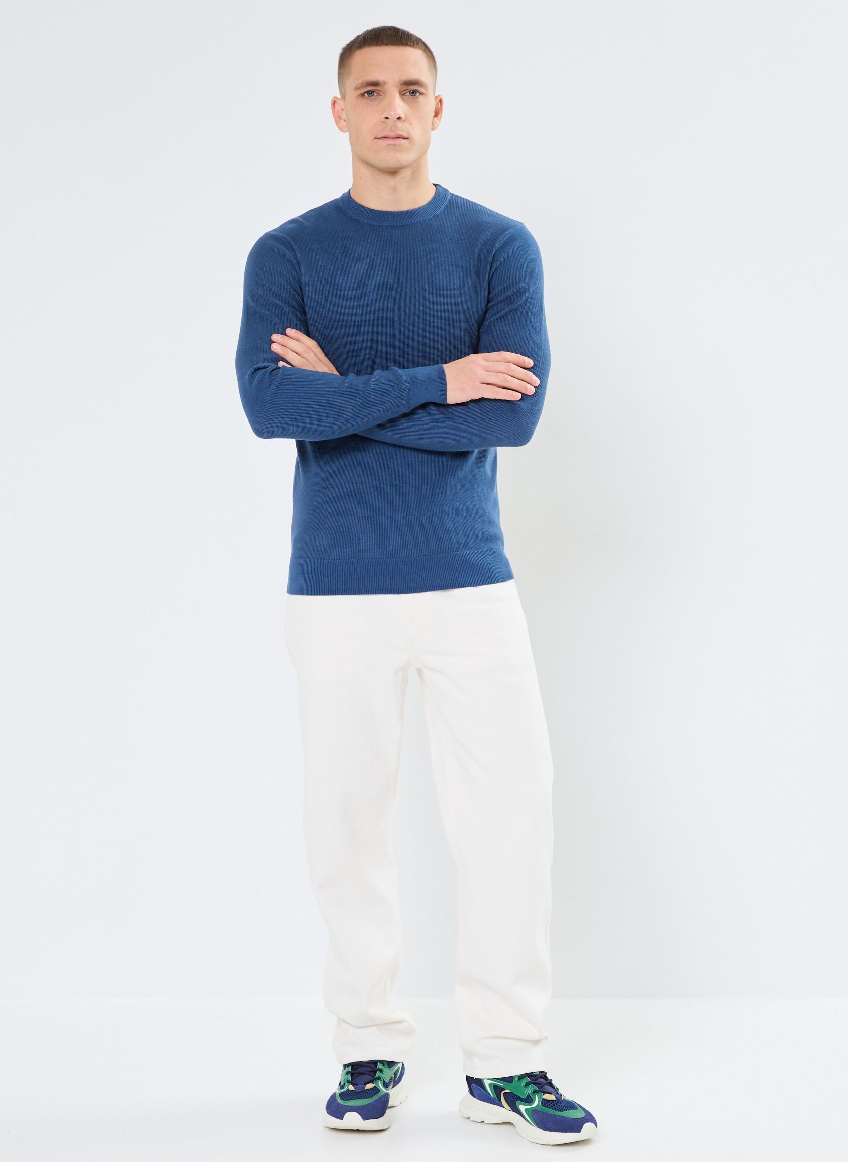 Pulls GHARRY homme bleu Marvin&Co Pulls GHARRY homme bleu ENSIGN BLUE