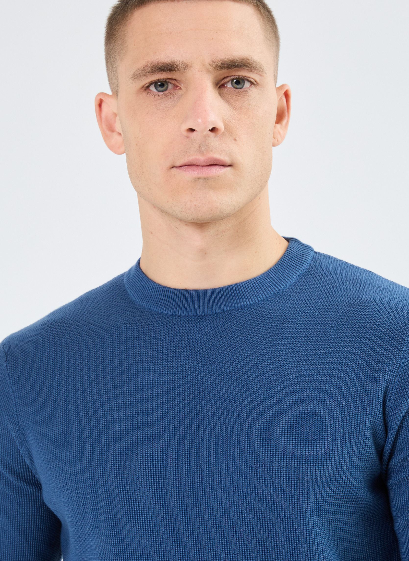 Pulls GHARRY homme bleu Marvin&Co Pulls GHARRY homme bleu ENSIGN BLUE