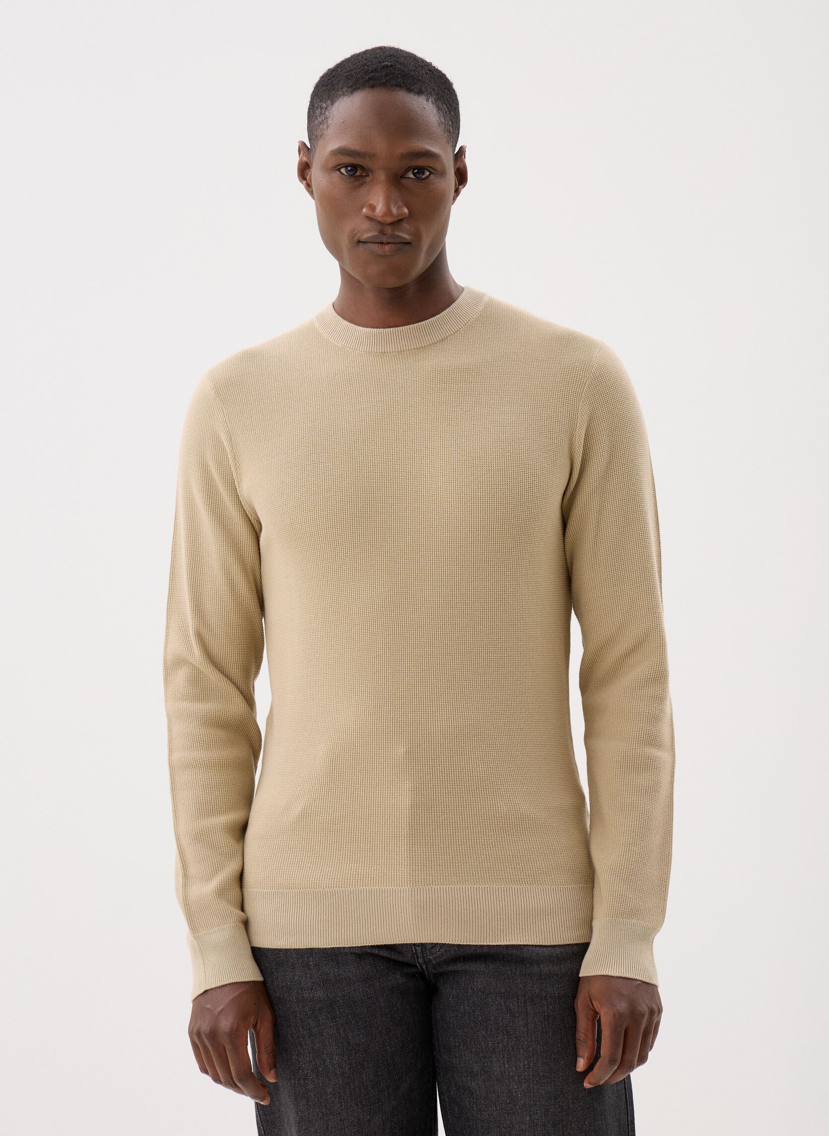 Pulls GHARRY homme beige Marvin&Co Pulls GHARRY homme beige White pepper