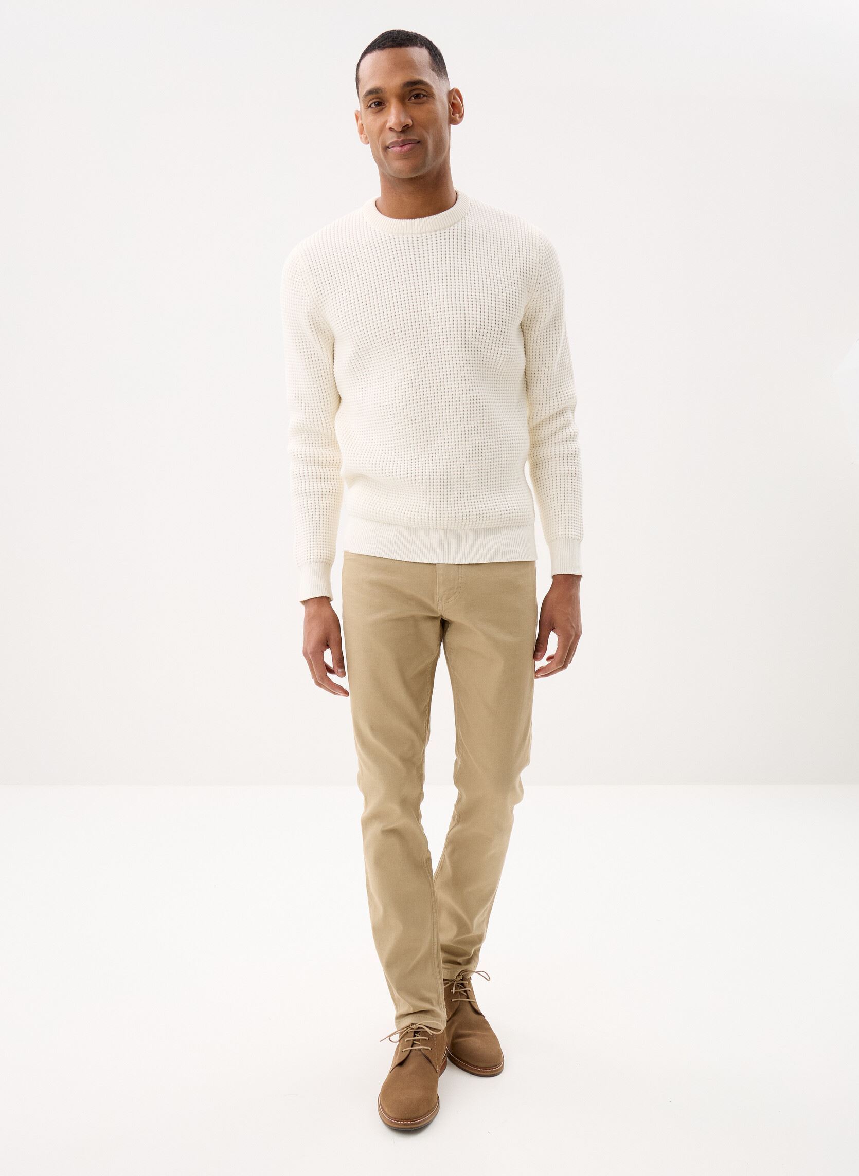 Pulls GROMAIN homme blanc Marvin&Co Pulls GROMAIN homme blanc COCONUT MILK