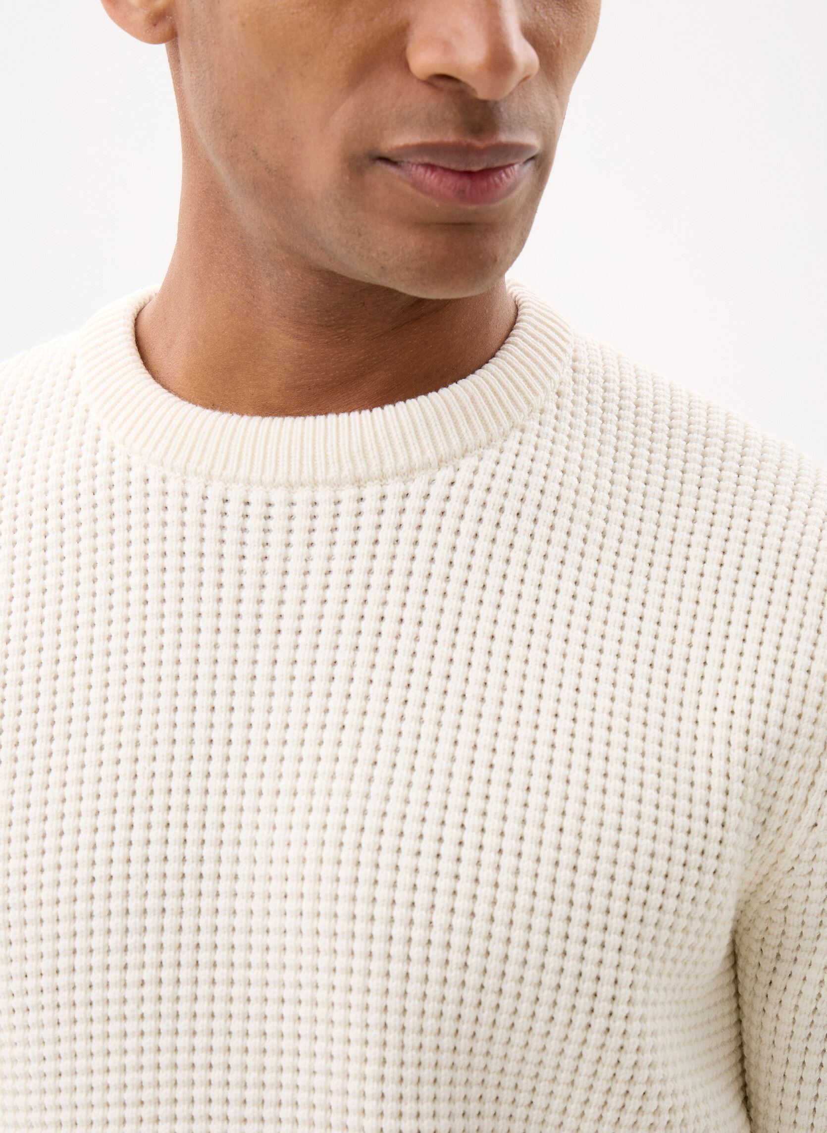 Pulls GROMAIN homme blanc Marvin&Co Pulls GROMAIN homme blanc COCONUT MILK