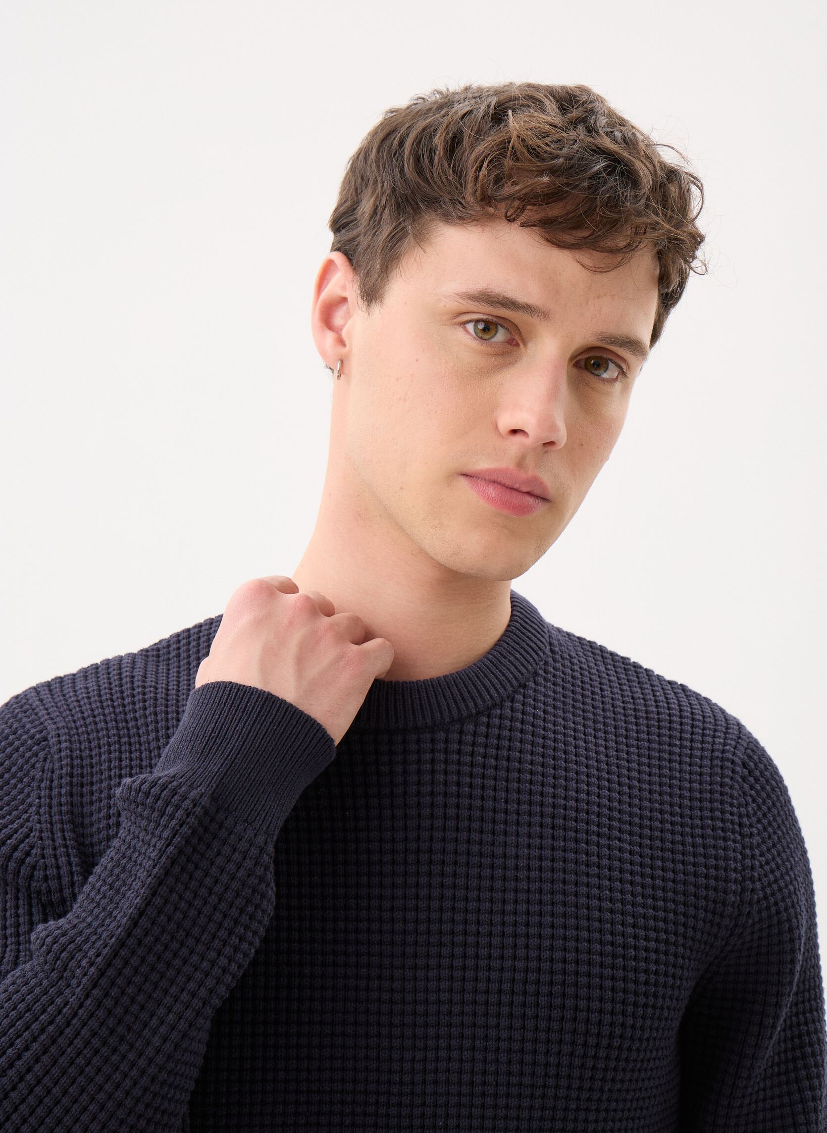 Pulls GROMAIN homme bleu Marvin&Co Pulls GROMAIN homme bleu NIGHT SKY