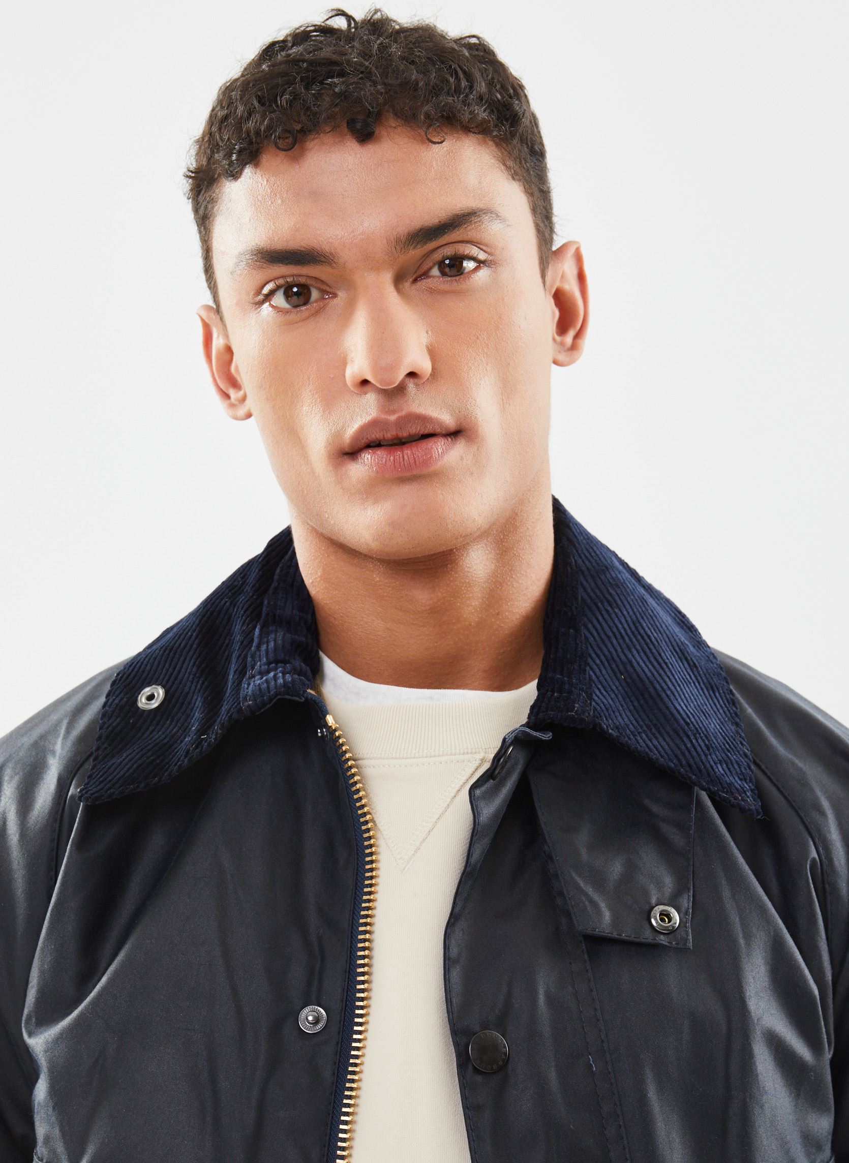 Winterjas Bedale Wax Jacket heren blauw Barbour Winterjas Bedale Wax Jacket heren blauw NAVY