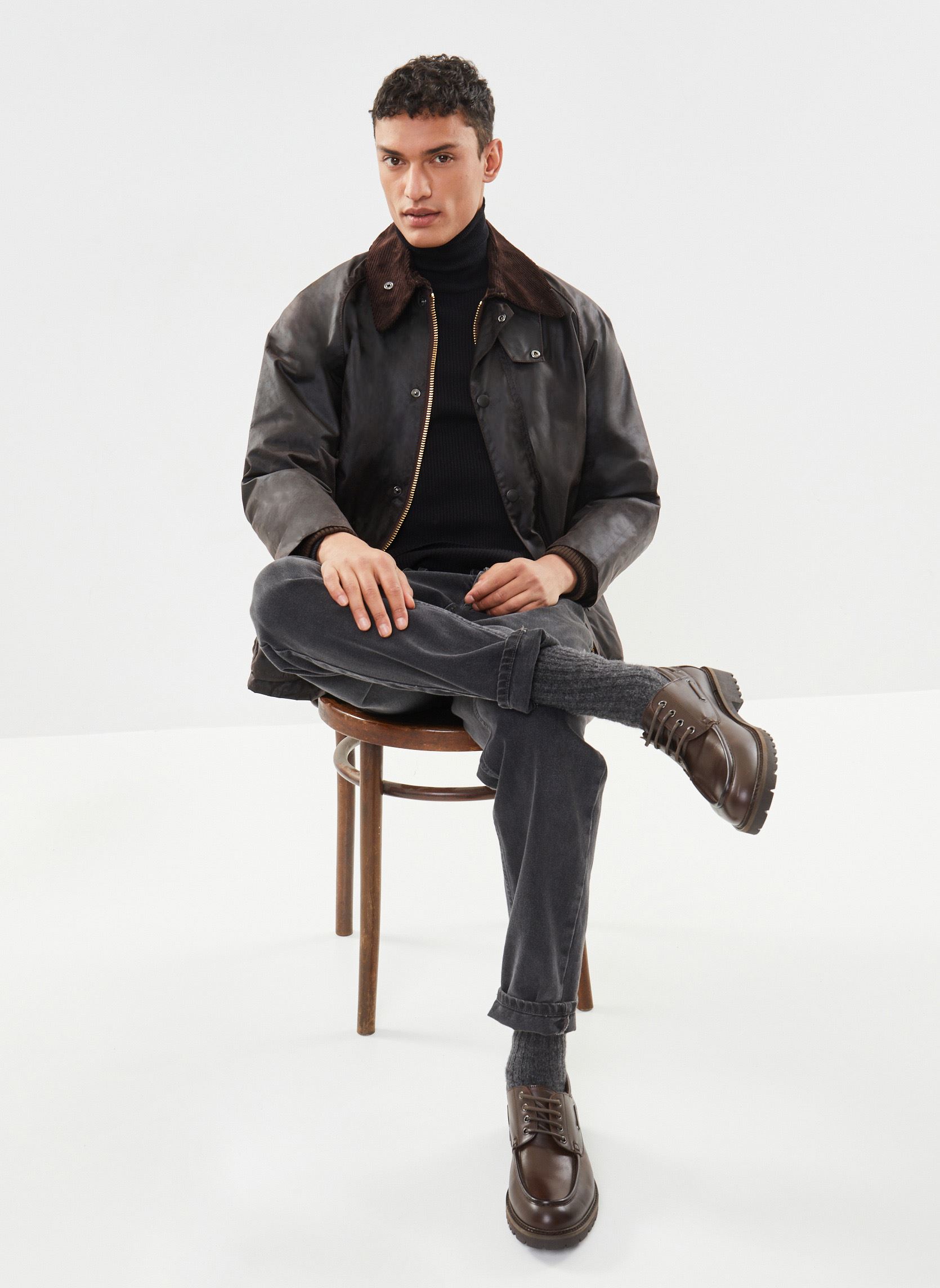Parkas Bedale Wax Jacket herren braun Barbour Parkas Bedale Wax Jacket herren braun RUSTIC