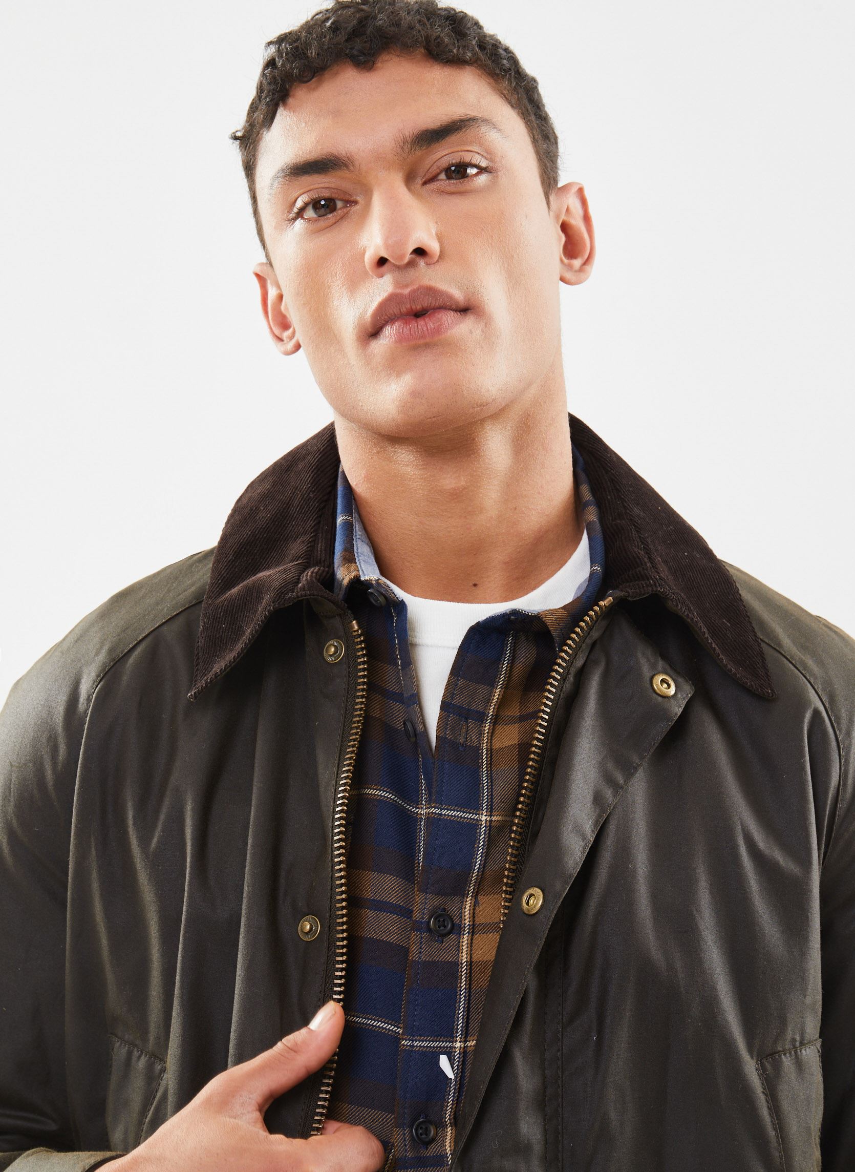 Parkas Barbour Ashby Wax Jacket homme vert Barbour Parkas Barbour Ashby Wax Jacket homme vert OLIVE
