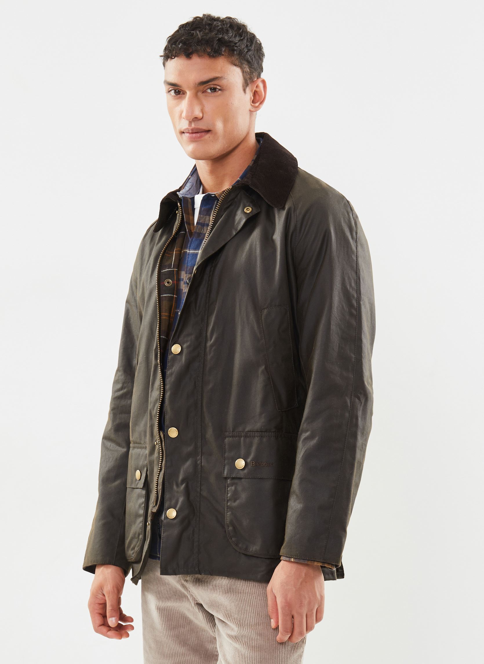 Parkas Barbour Ashby Wax Jacket homme vert Barbour Parkas Barbour Ashby Wax Jacket homme vert OLIVE