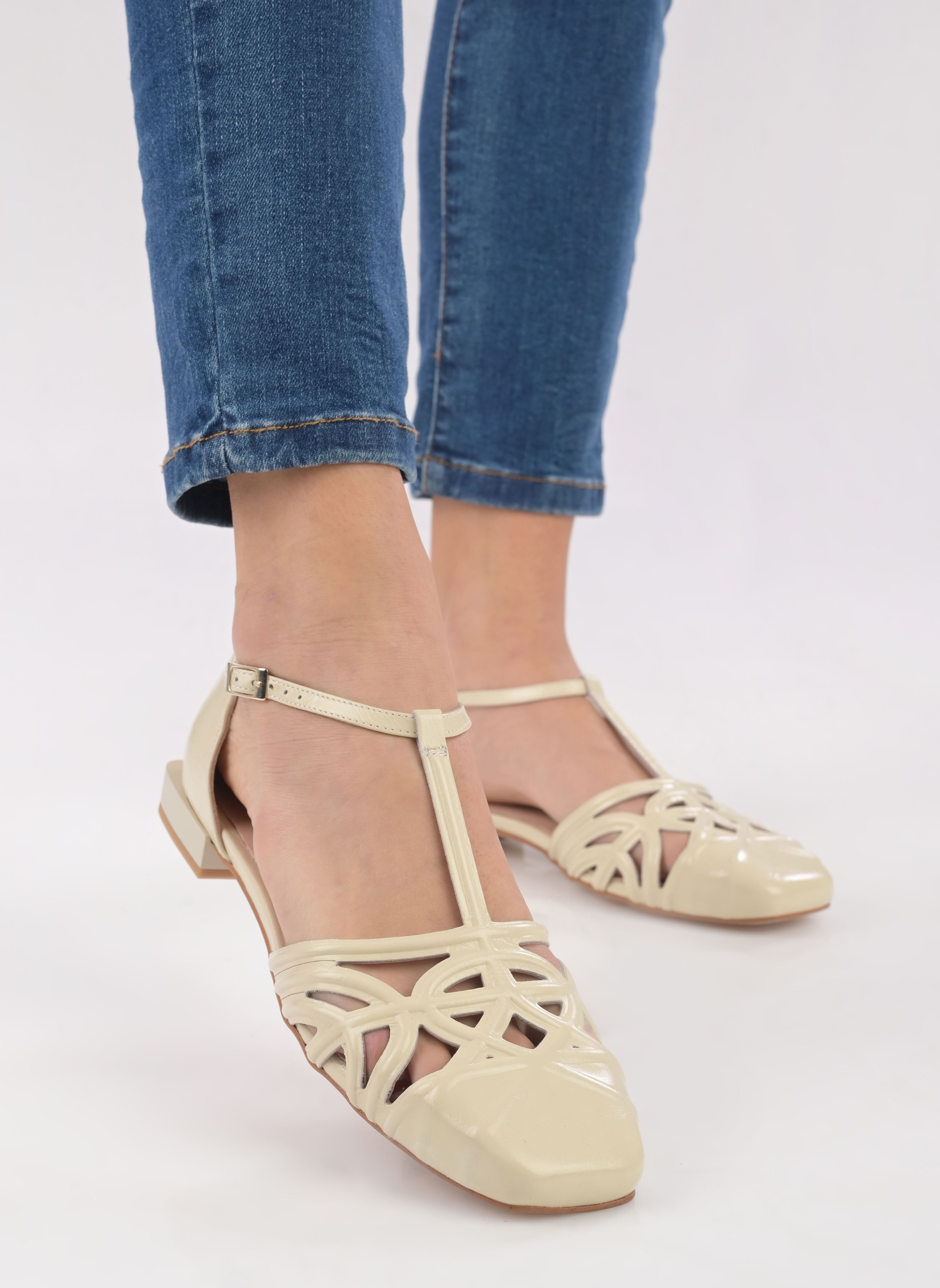 Scarpe charleston Almi donna bianco Georgia Rose Scarpe charleston Almi donna bianco ECRU