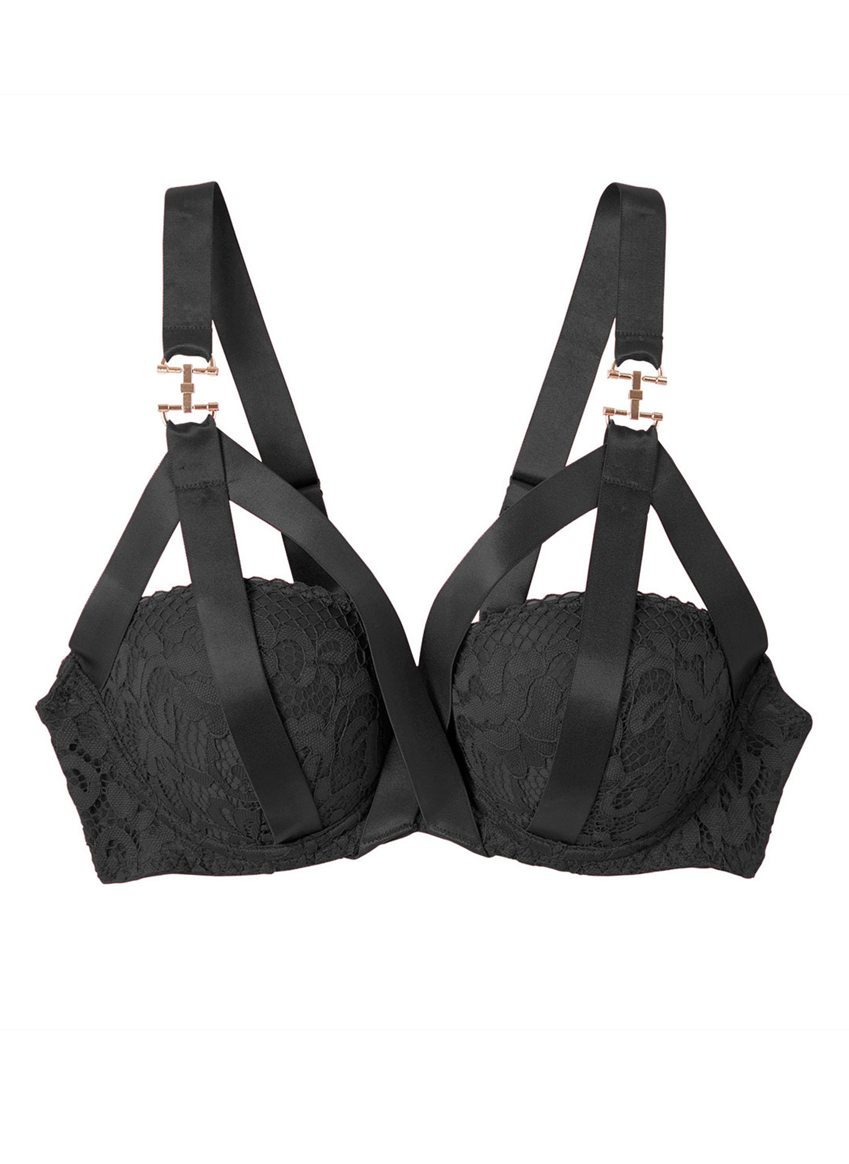 Brassières Soutien-gorge ampliforme noir Danger femme noir Pomm'Poire Brassières Soutien-gorge ampliforme noir Danger femme noir Noir
