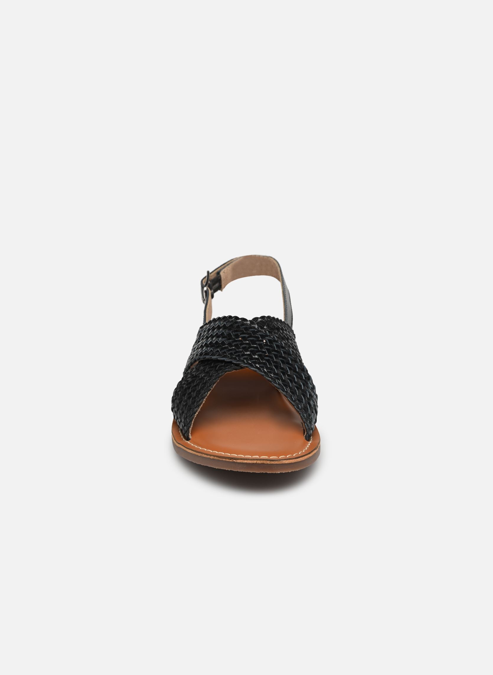 Flache Sandalen Sb 1400 Mesh damen schwarz L'Atelier Tropézien Flache Sandalen Sb 1400 Mesh damen schwarz Black Mesh