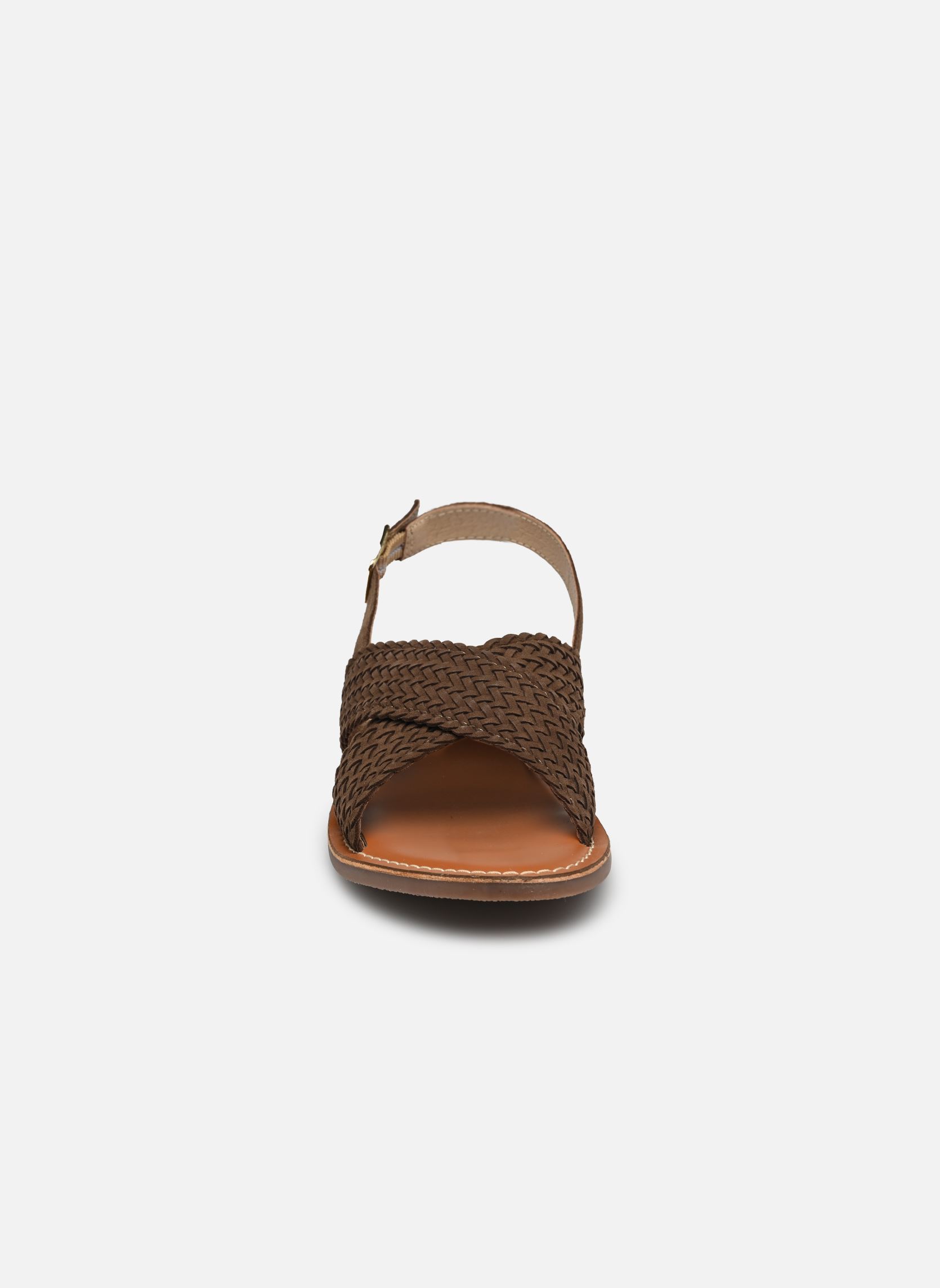 Flache Sandalen Sb 1400 Mesh damen grün L'Atelier Tropézien Flache Sandalen Sb 1400 Mesh damen grün KAKI MESH