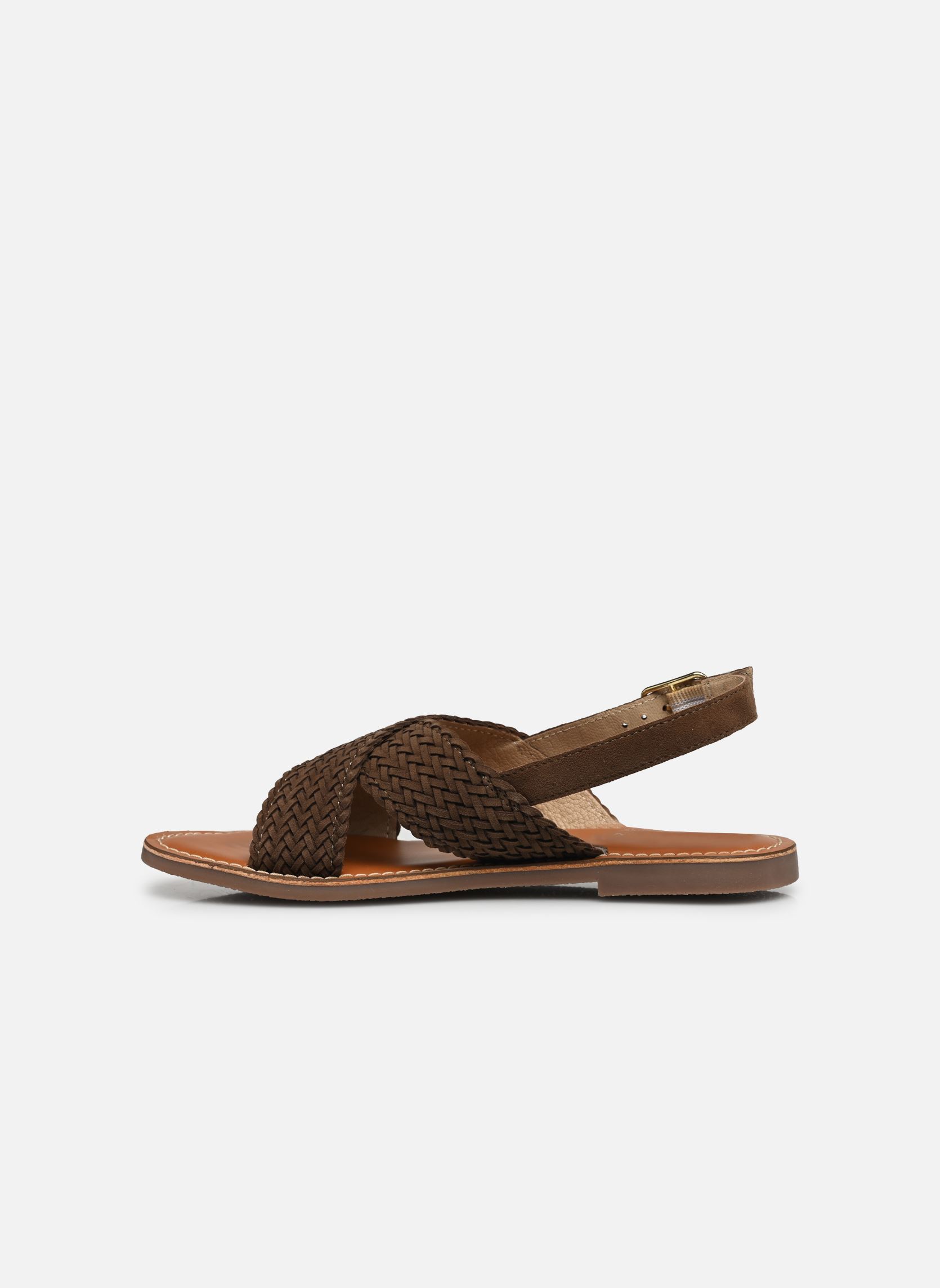 Flache Sandalen Sb 1400 Mesh damen grün L'Atelier Tropézien Flache Sandalen Sb 1400 Mesh damen grün KAKI MESH