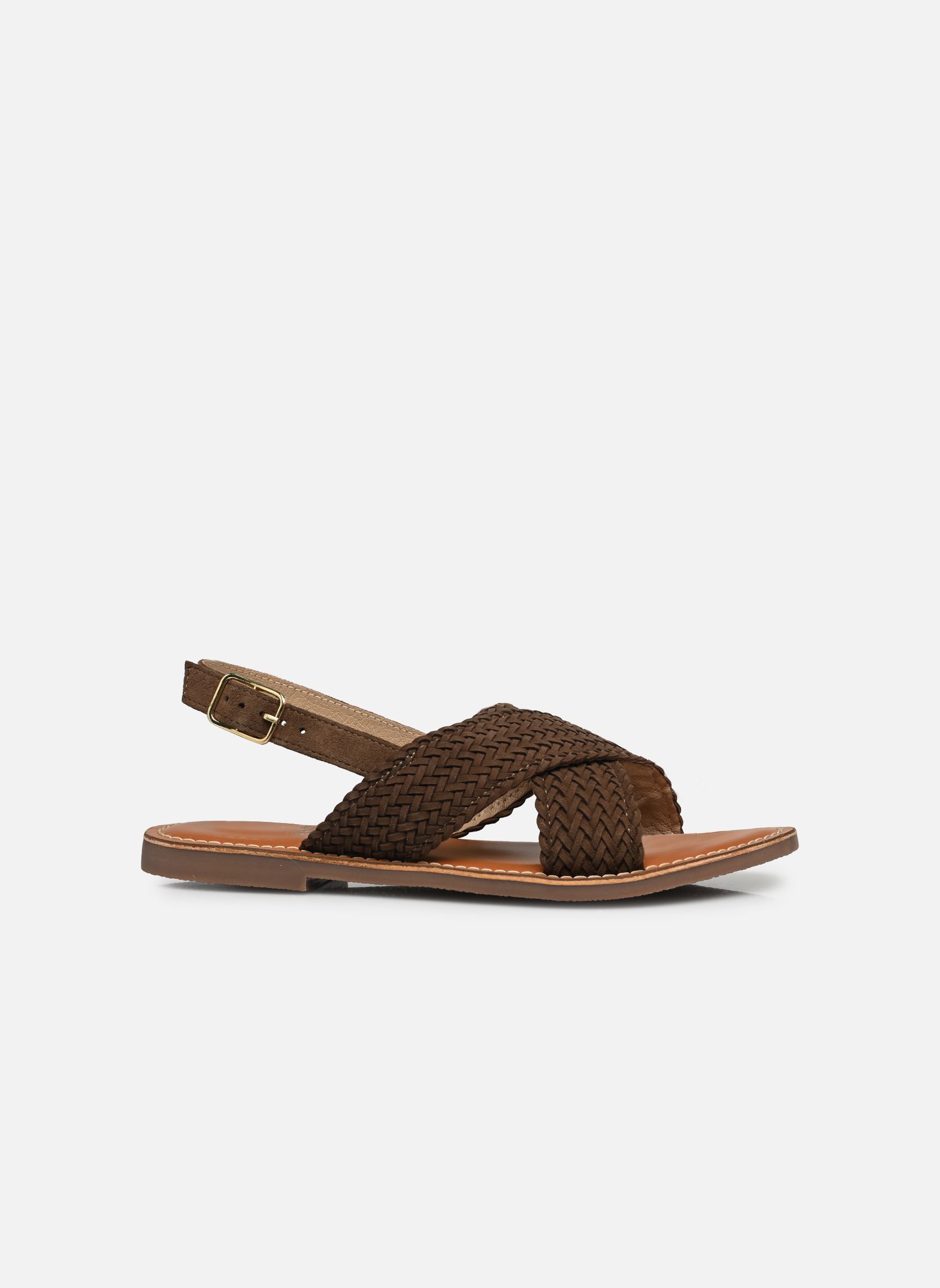 Flache Sandalen Sb 1400 Mesh damen grün L'Atelier Tropézien Flache Sandalen Sb 1400 Mesh damen grün KAKI MESH