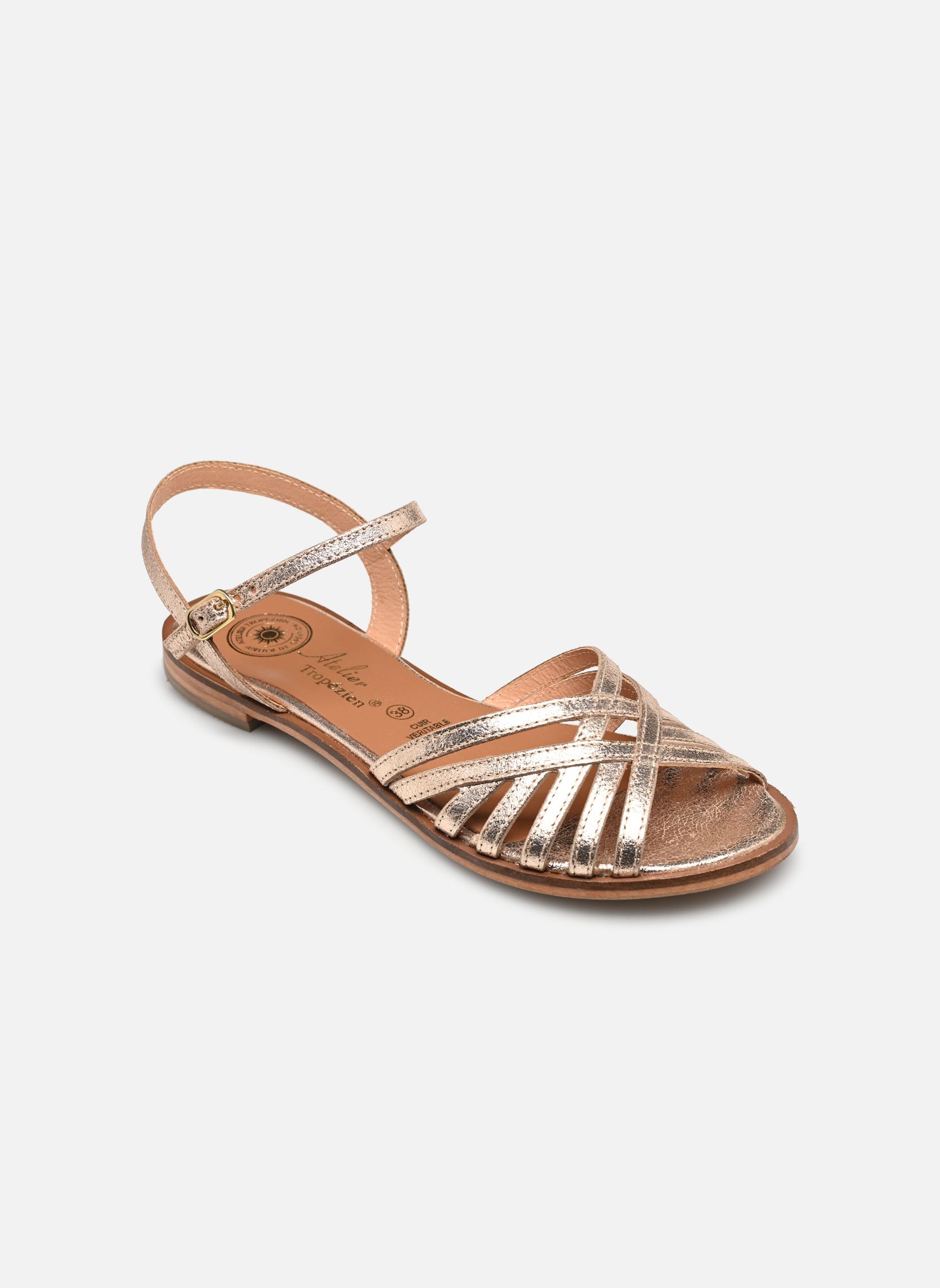 Sandalen Il 102 damen gold und bronze L'Atelier Tropézien Sandalen Il 102 damen gold und bronze GOLD
