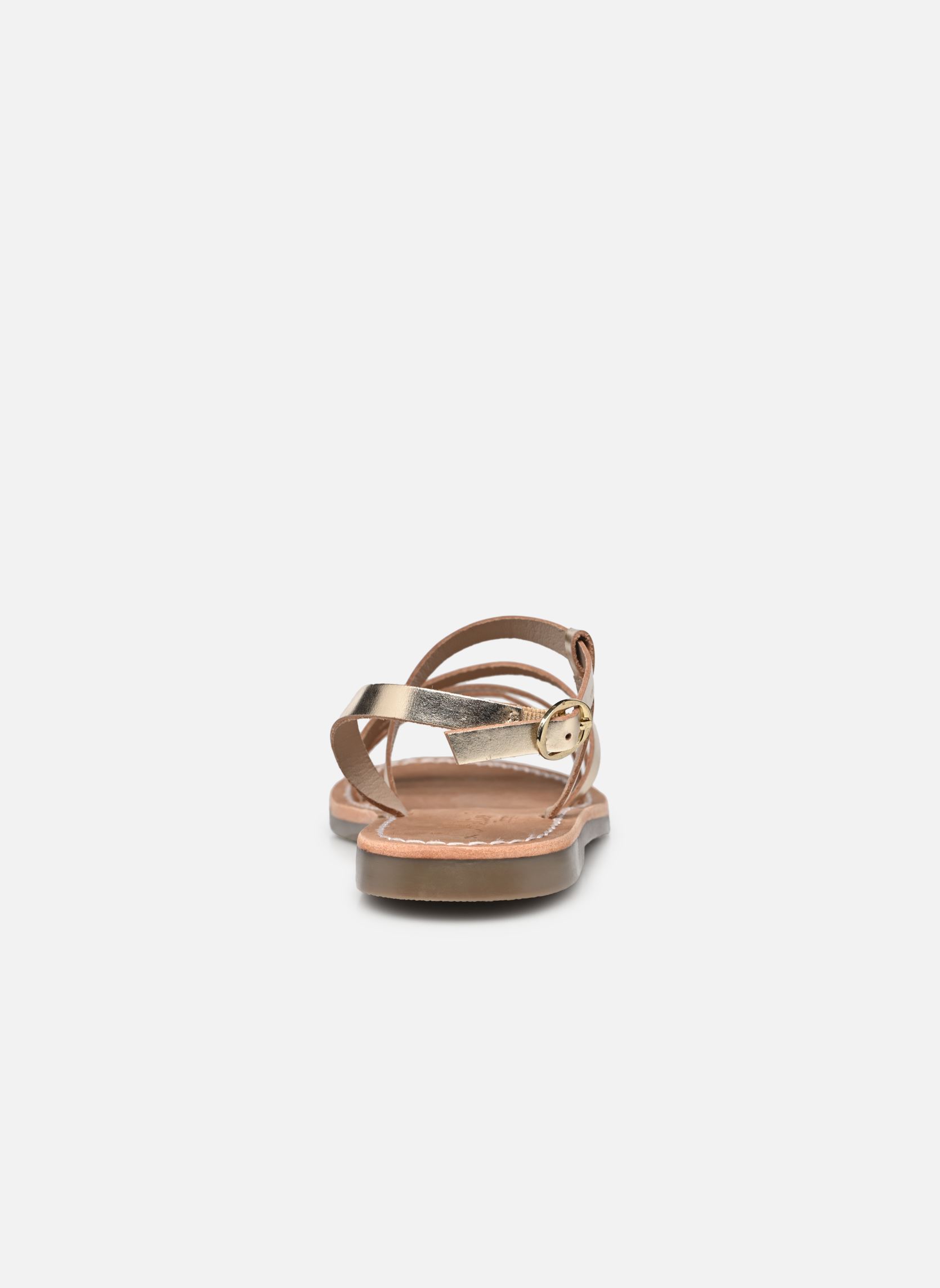 Sandales plates Sh 1308 femme or et bronze L'Atelier Tropézien Sandales plates Sh 1308 femme or et bronze Gold