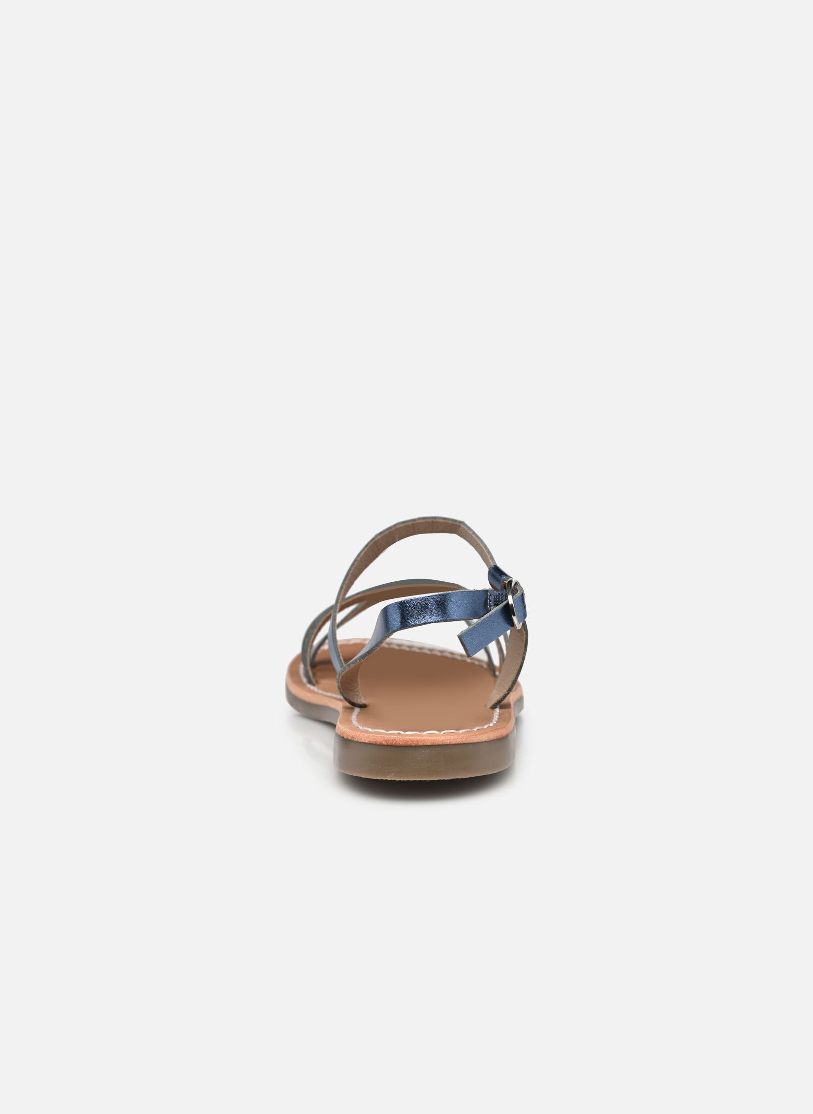 Sandales plates Sh 1308 femme bleu L'Atelier Tropézien Sandales plates Sh 1308 femme bleu Blue