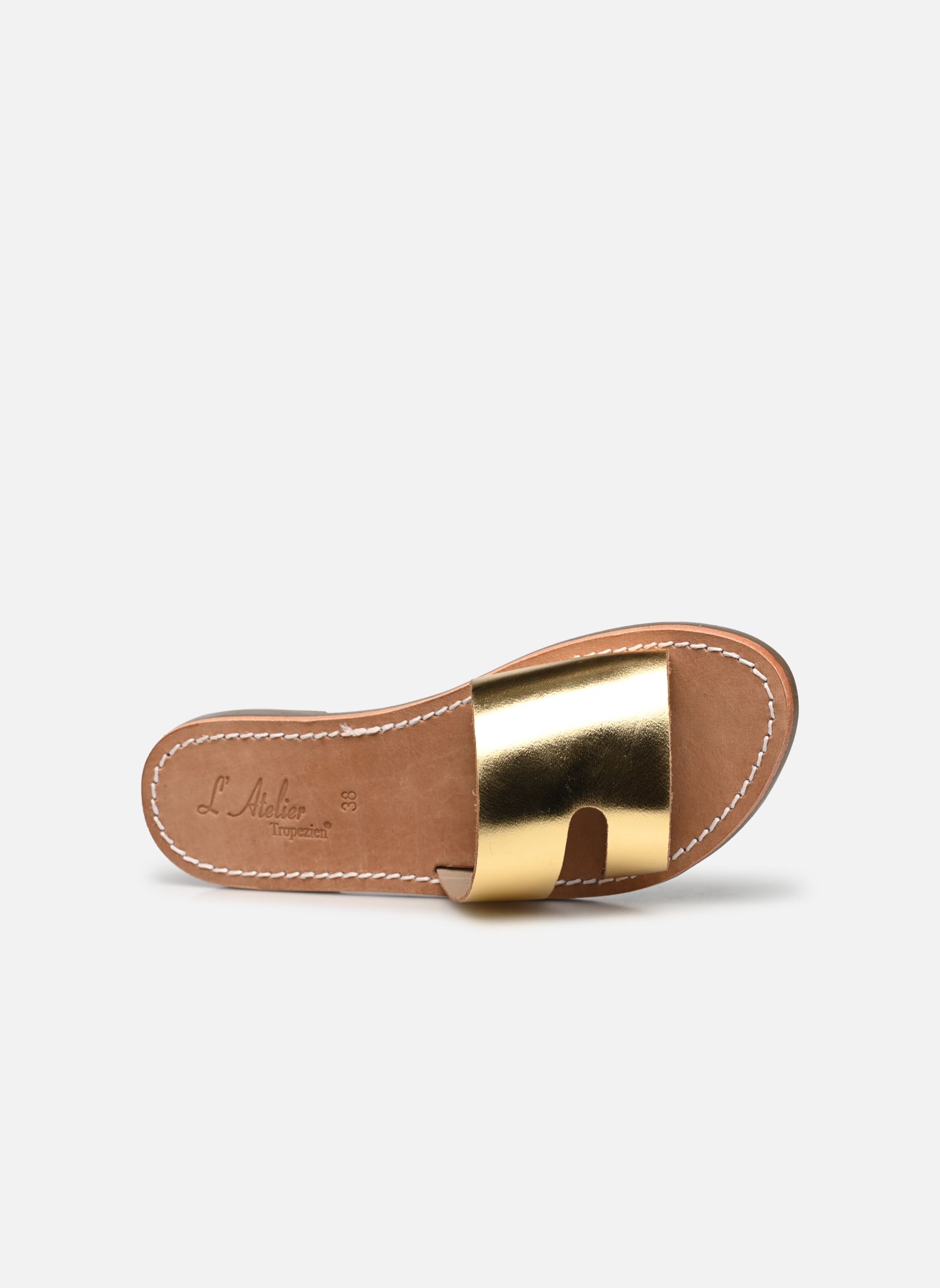 Mules Sh 1306 femme or et bronze L'Atelier Tropézien Mules Sh 1306 femme or et bronze GOLD
