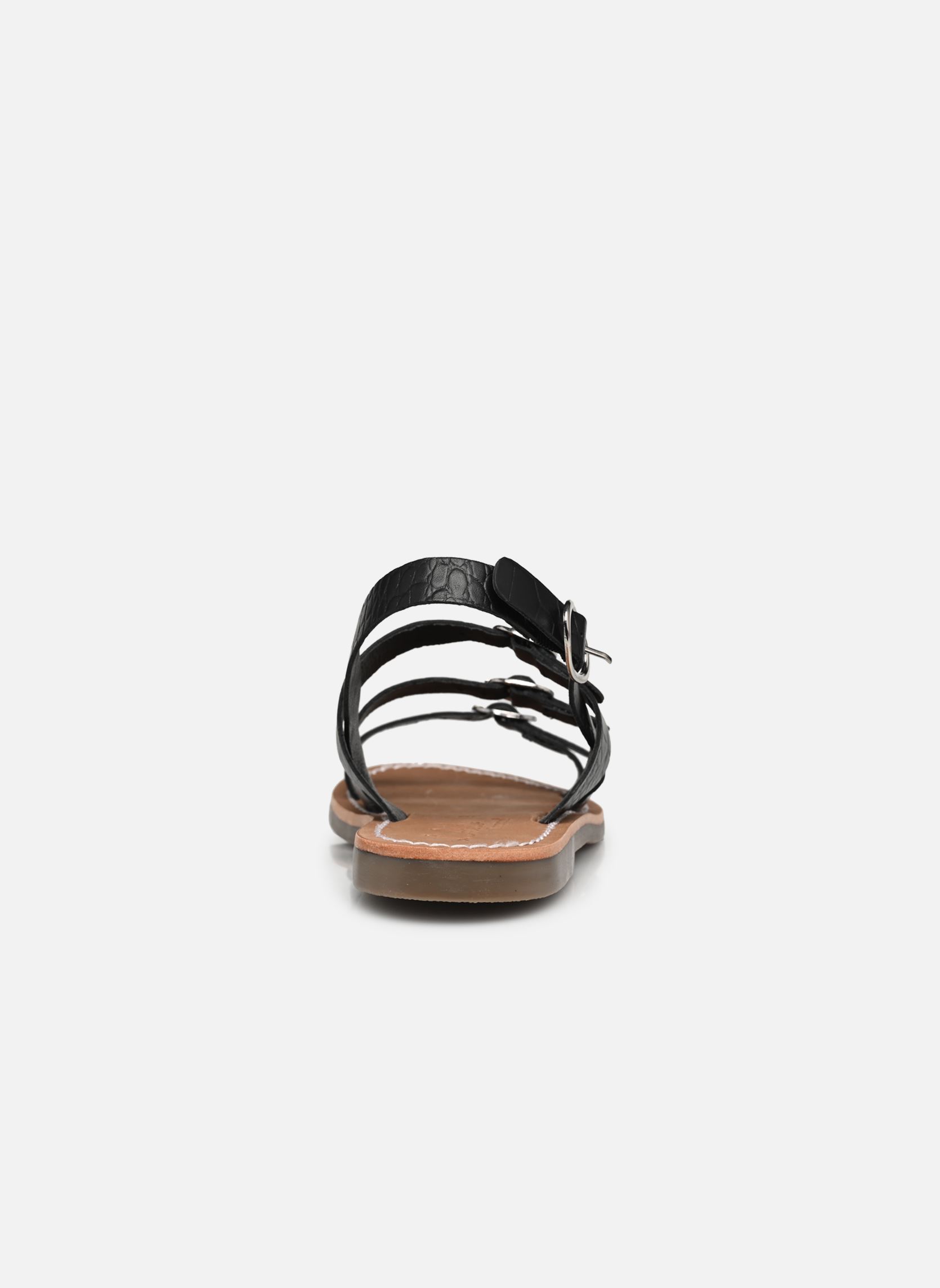 Platte sandalen Sh 1301 dames zwart L'Atelier Tropézien Platte sandalen Sh 1301 dames zwart BLACK