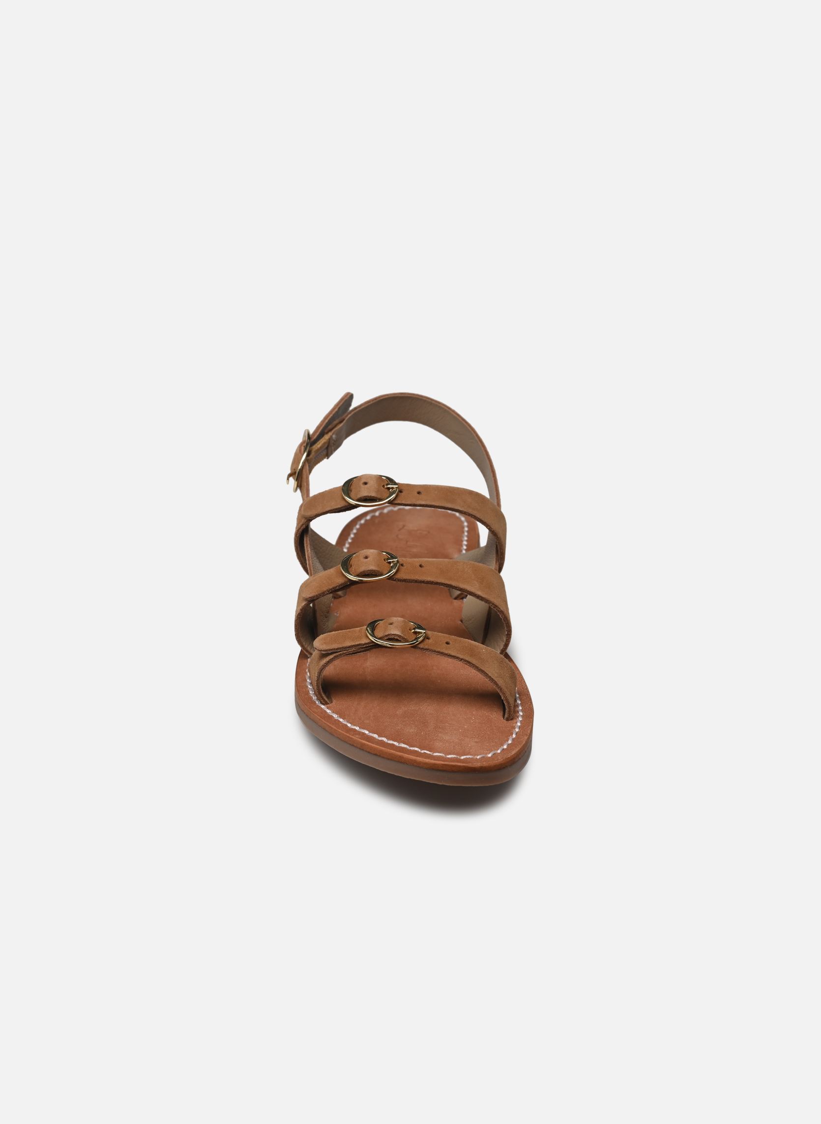 Sandali piatti Sh 1301 donna marrone L'Atelier Tropézien Sandali piatti Sh 1301 donna marrone TAN