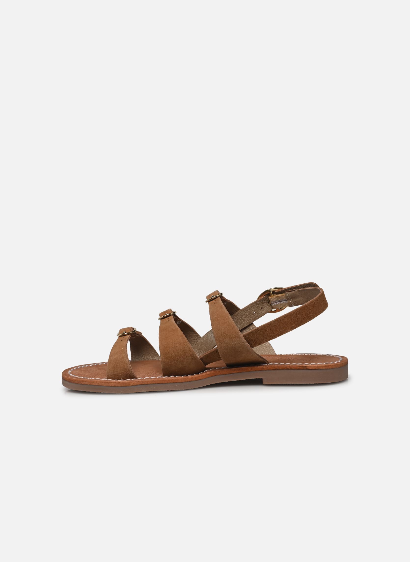 Sandali piatti Sh 1301 donna marrone L'Atelier Tropézien Sandali piatti Sh 1301 donna marrone TAN