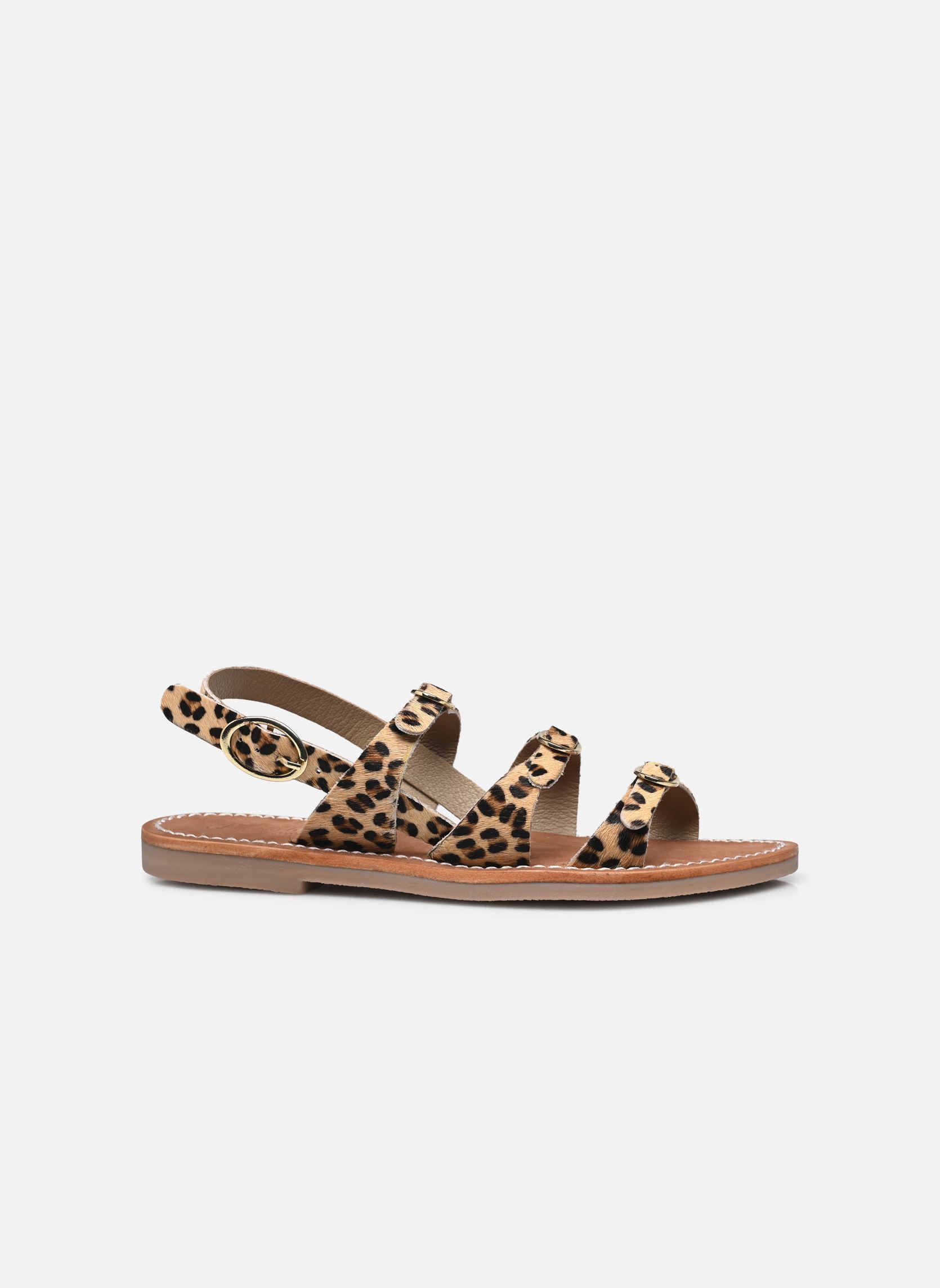 Platte sandalen Sh 1301 dames bruin L'Atelier Tropézien Platte sandalen Sh 1301 dames bruin LEOPARD