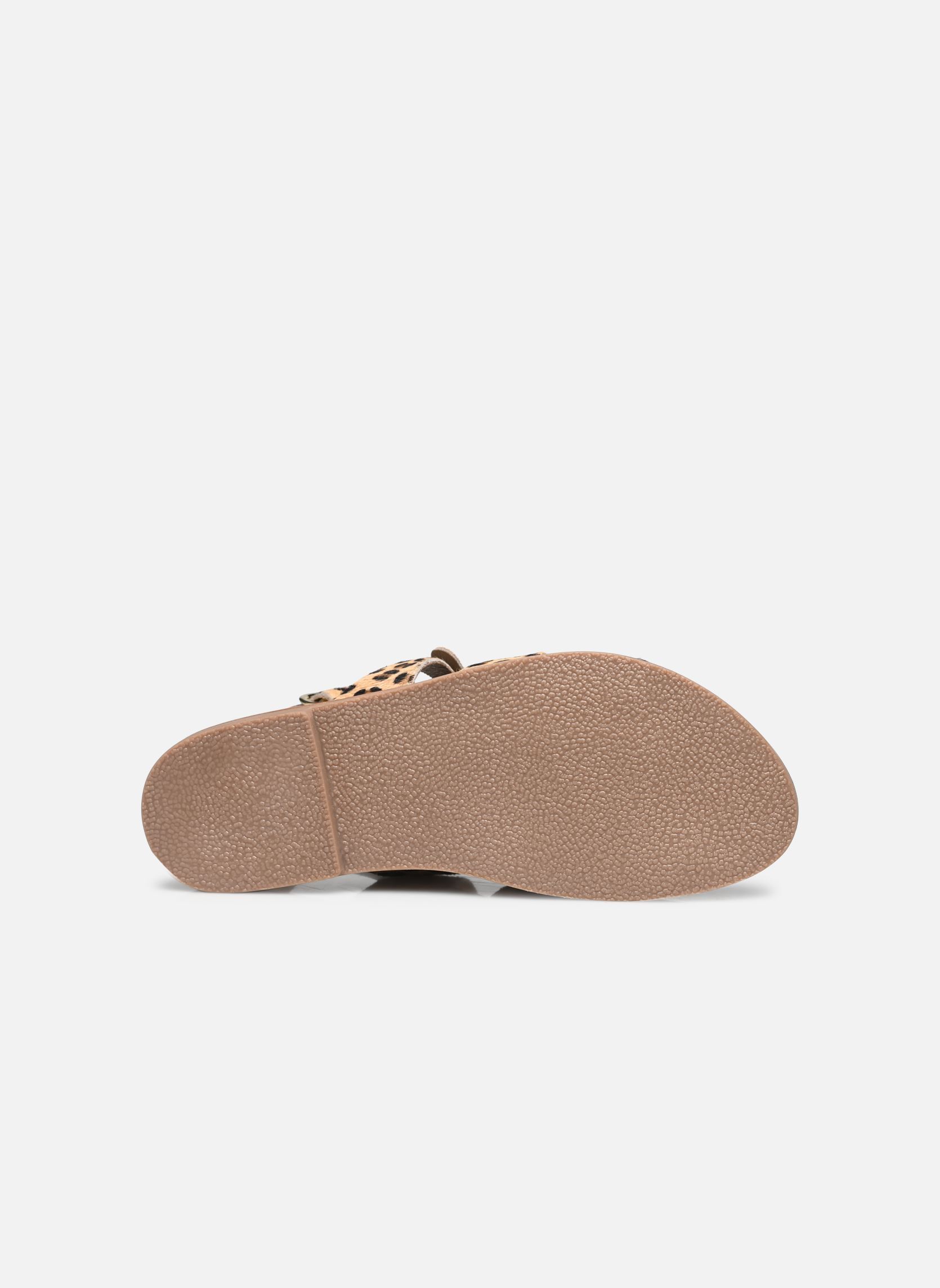 Platte sandalen Sh 1301 dames bruin L'Atelier Tropézien Platte sandalen Sh 1301 dames bruin LEOPARD