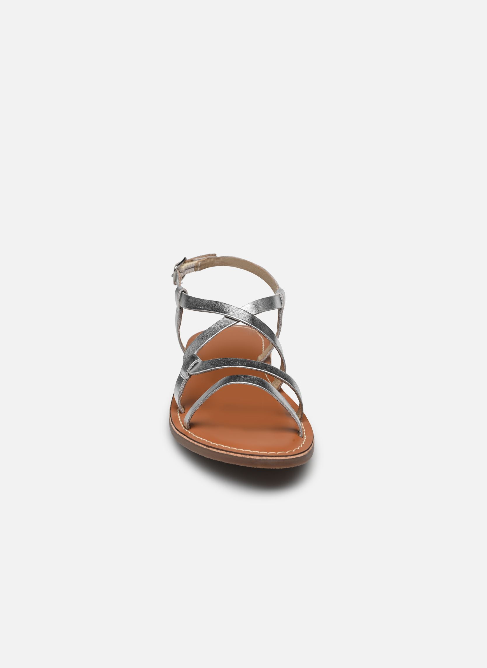 Platte sandalen Sb 1411 dames zilver L'Atelier Tropézien Platte sandalen Sb 1411 dames zilver SILVER