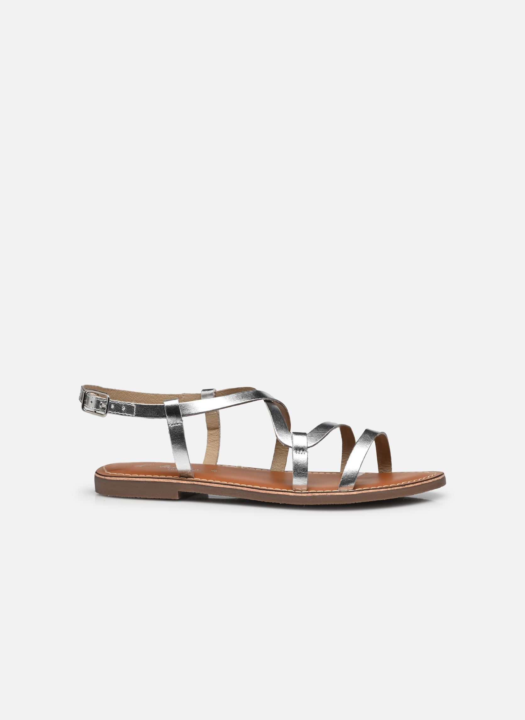 Platte sandalen Sb 1411 dames zilver L'Atelier Tropézien Platte sandalen Sb 1411 dames zilver SILVER