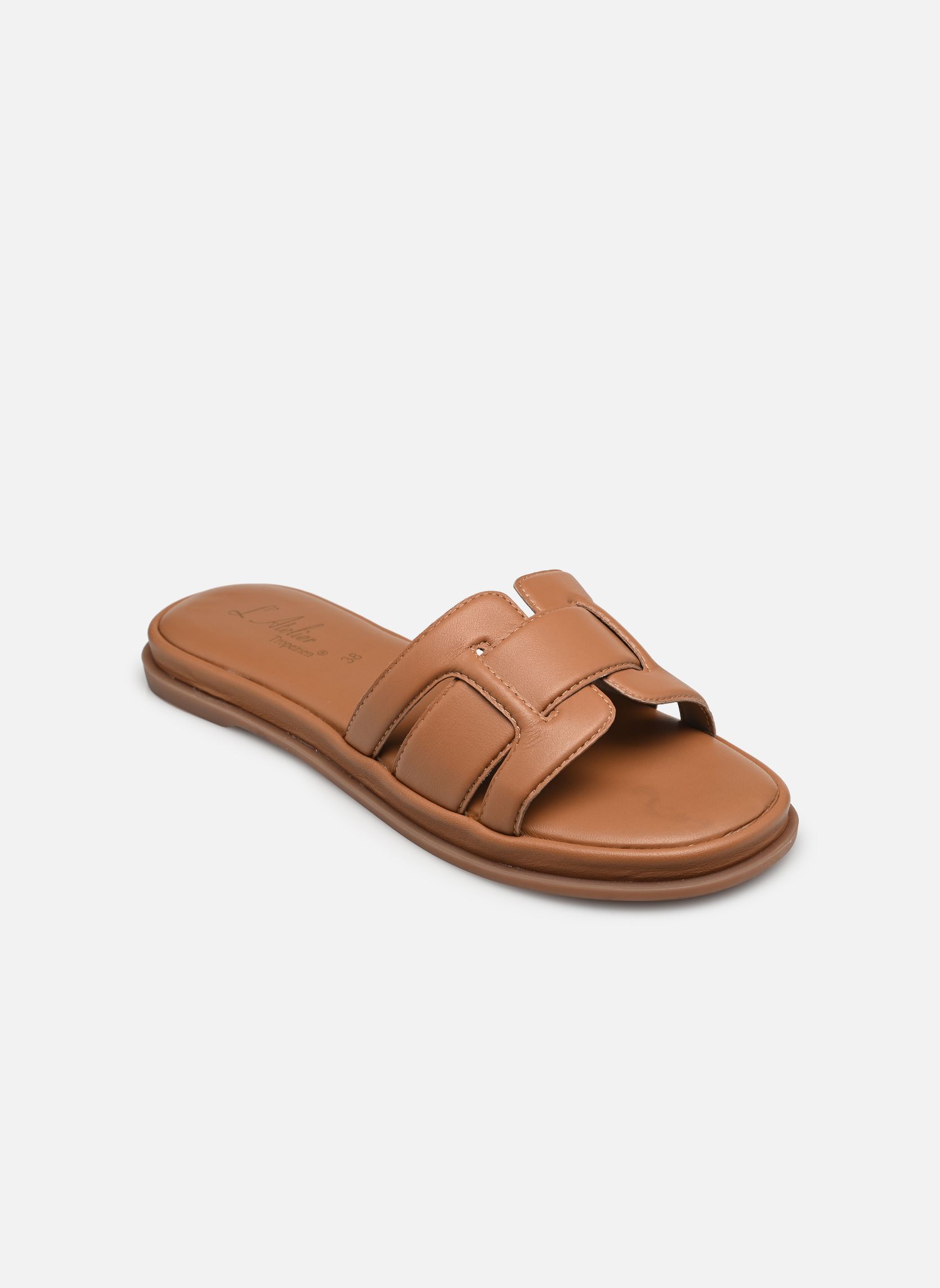 Pantoletten und Clogs Sh 1307 damen braun L'Atelier Tropézien Pantoletten und Clogs Sh 1307 damen braun B Tan