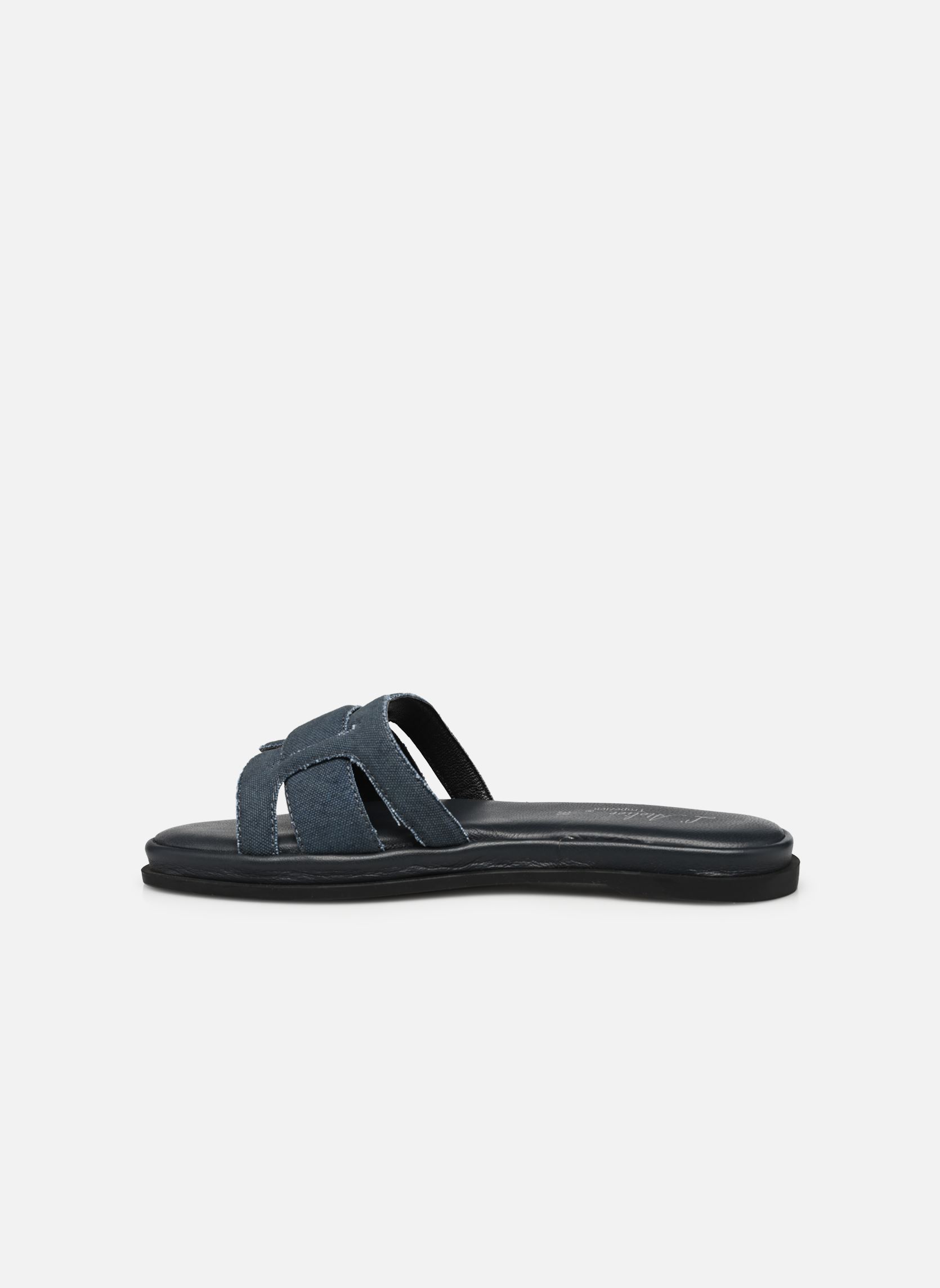 Zuecos y mules Sh 1307 mujer azul L'Atelier Tropézien Zuecos y mules Sh 1307 mujer azul B JEAN