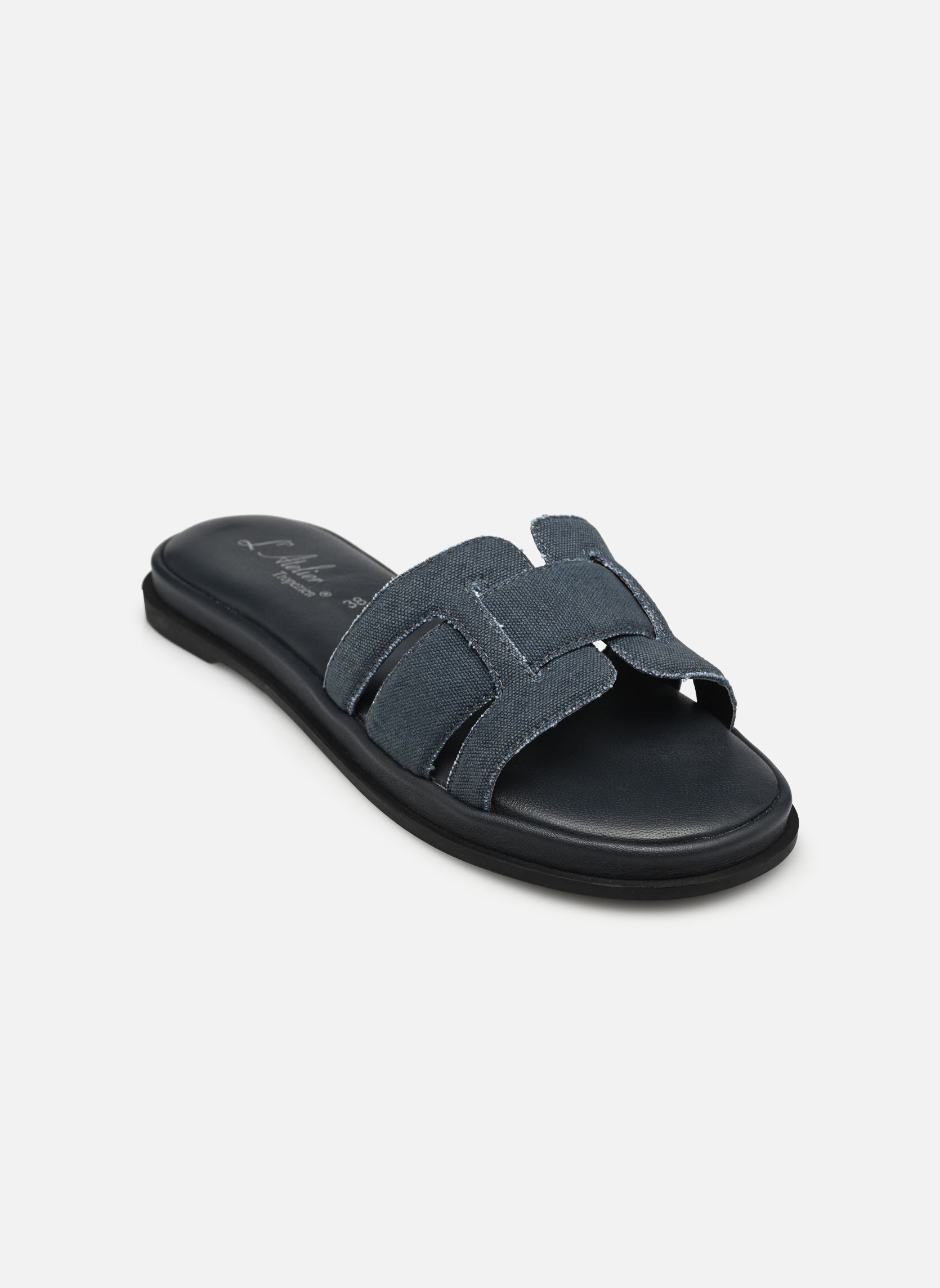Zuecos y mules Sh 1307 mujer azul L'Atelier Tropézien Zuecos y mules Sh 1307 mujer azul B JEAN
