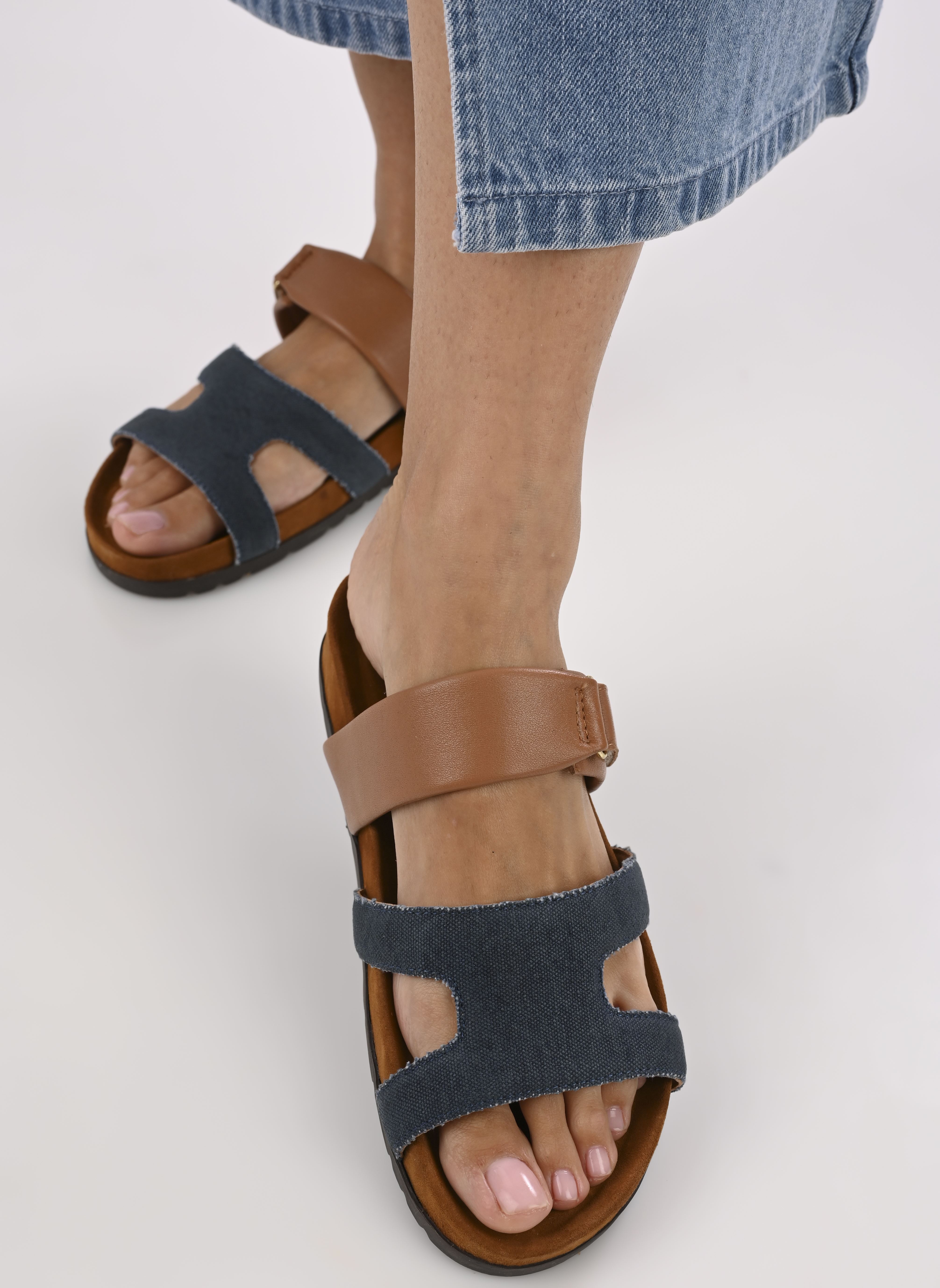 Mules et sabots Sb 1415 femme bleu L'Atelier Tropézien Mules et sabots Sb 1415 femme bleu JEAN