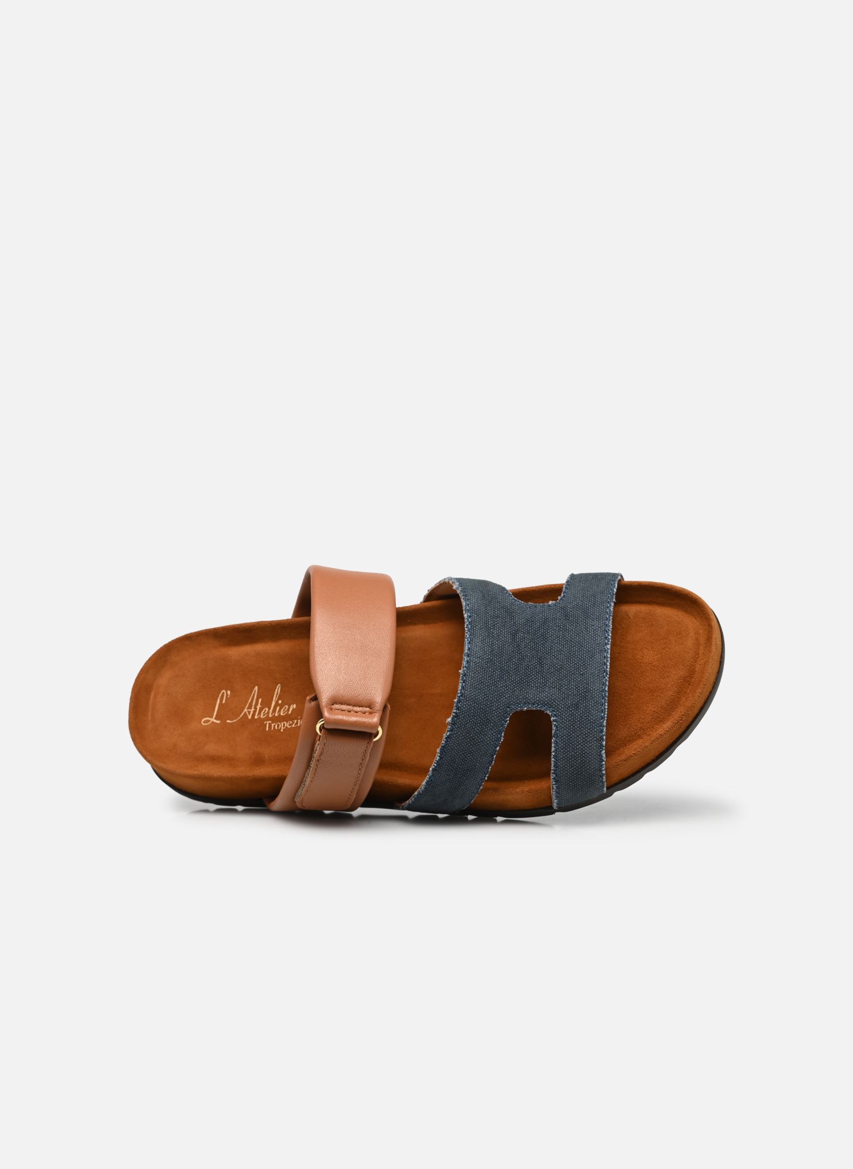 Mules et sabots Sb 1415 femme bleu L'Atelier Tropézien Mules et sabots Sb 1415 femme bleu JEAN