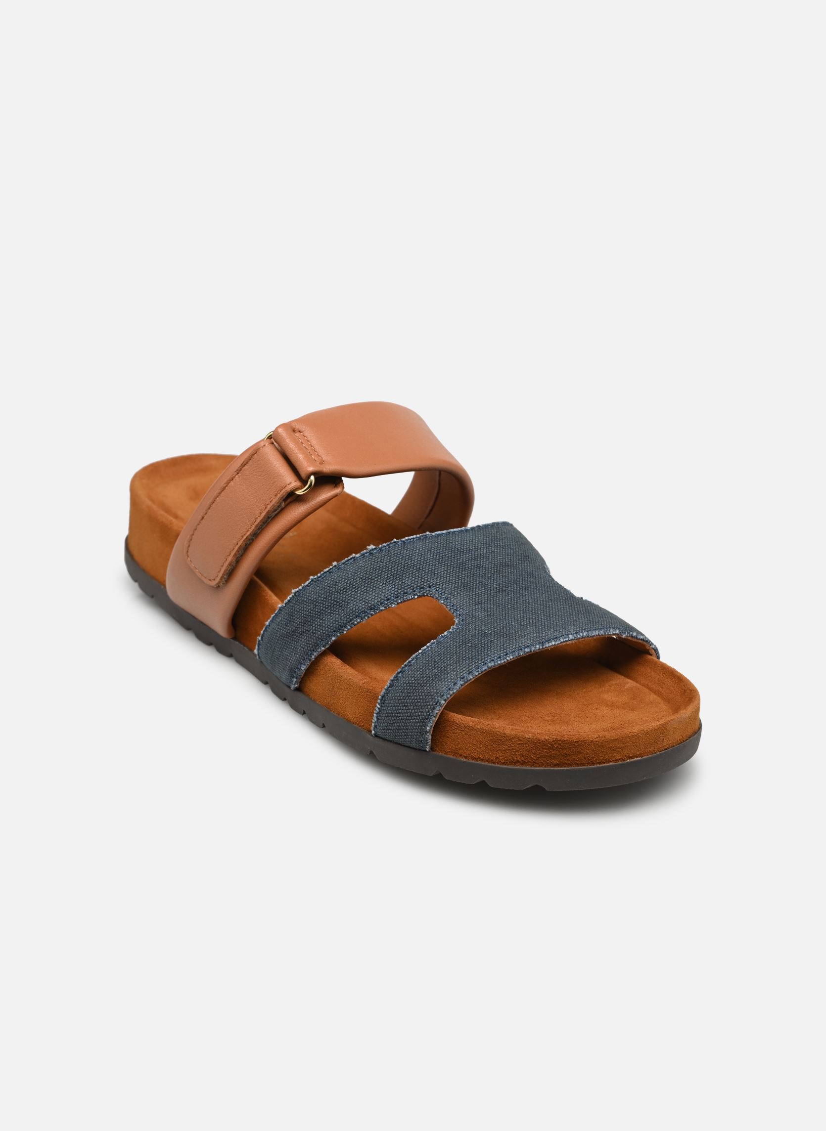 Mules et sabots Sb 1415 femme bleu L'Atelier Tropézien Mules et sabots Sb 1415 femme bleu JEAN