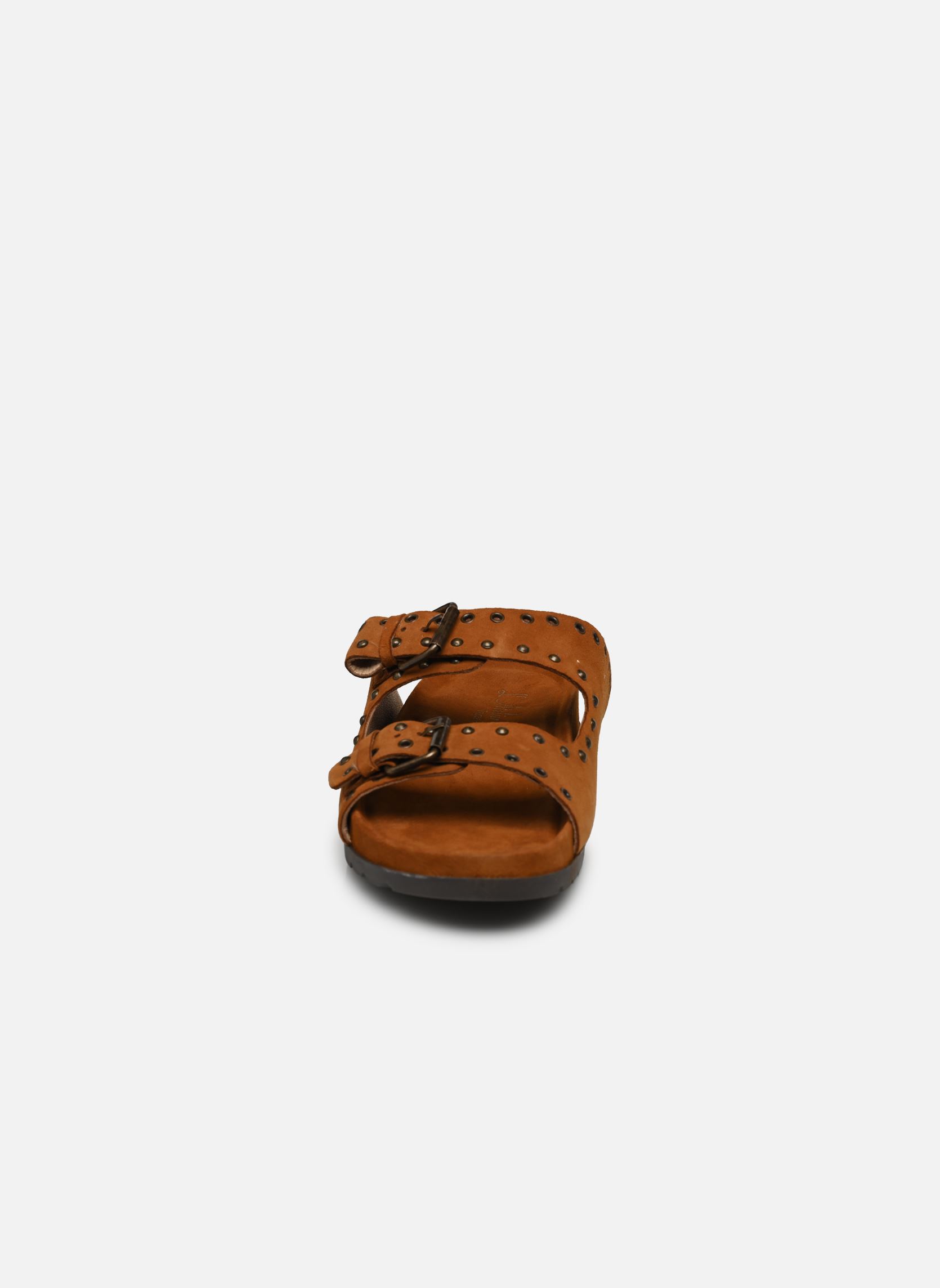 Zuecos y mules Sb 1414 mujer marrón L'Atelier Tropézien Zuecos y mules Sb 1414 mujer marrón TAN