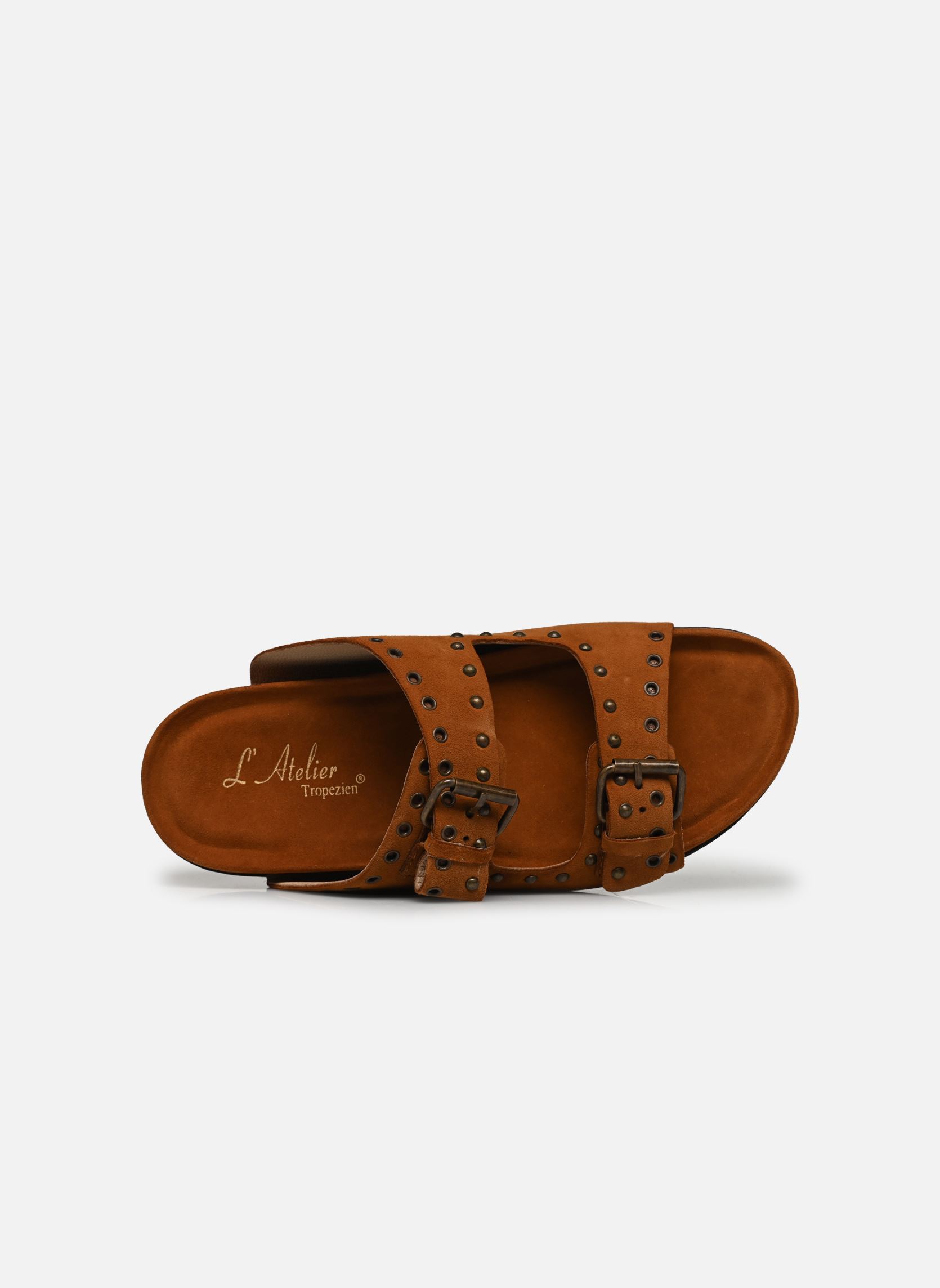 Zuecos y mules Sb 1414 mujer marrón L'Atelier Tropézien Zuecos y mules Sb 1414 mujer marrón TAN