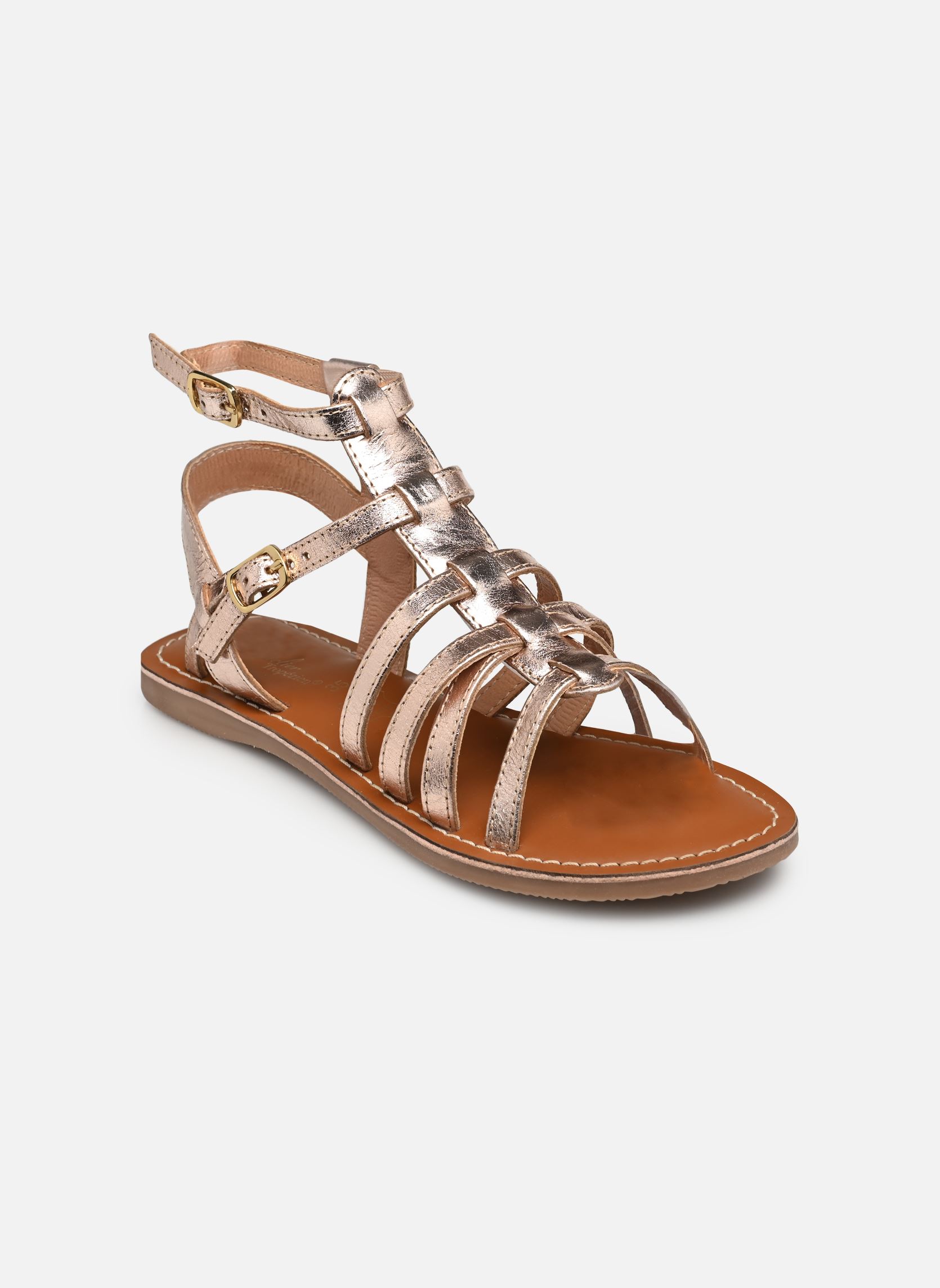 Sandales Il 47 fille or et bronze L'Atelier Tropézien Sandales Il 47 fille or et bronze Gold